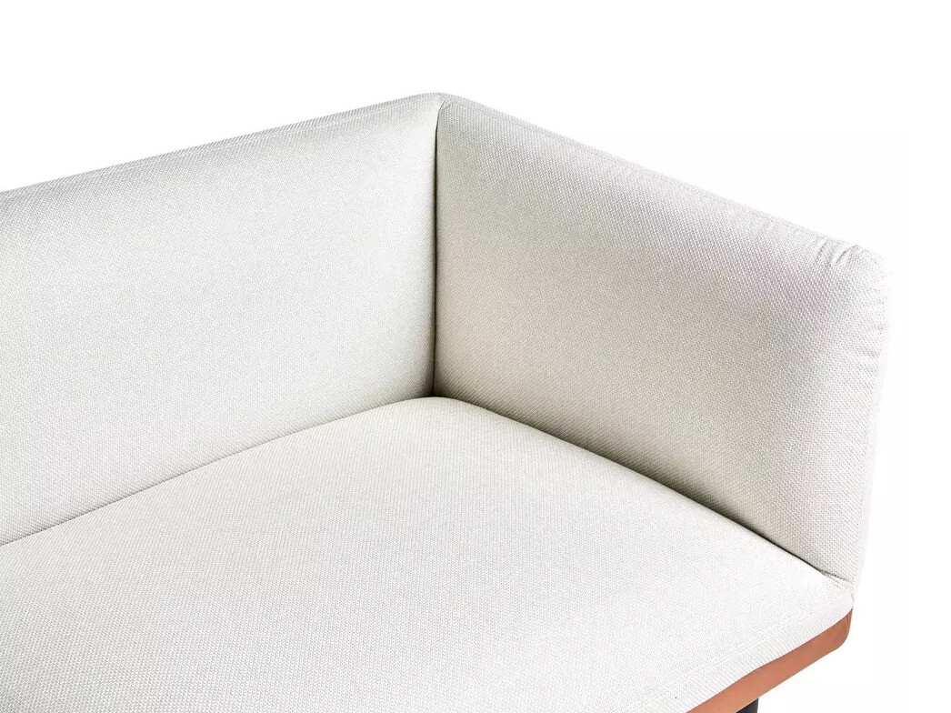 Tapecirani namještaj Berwyn 3085 (Bijela + Smeđa)