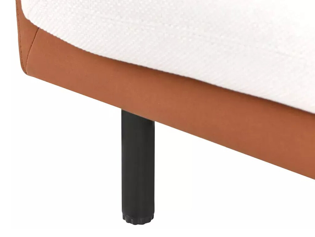 Tapecirani namještaj Berwyn 3085 (Bijela + Smeđa)