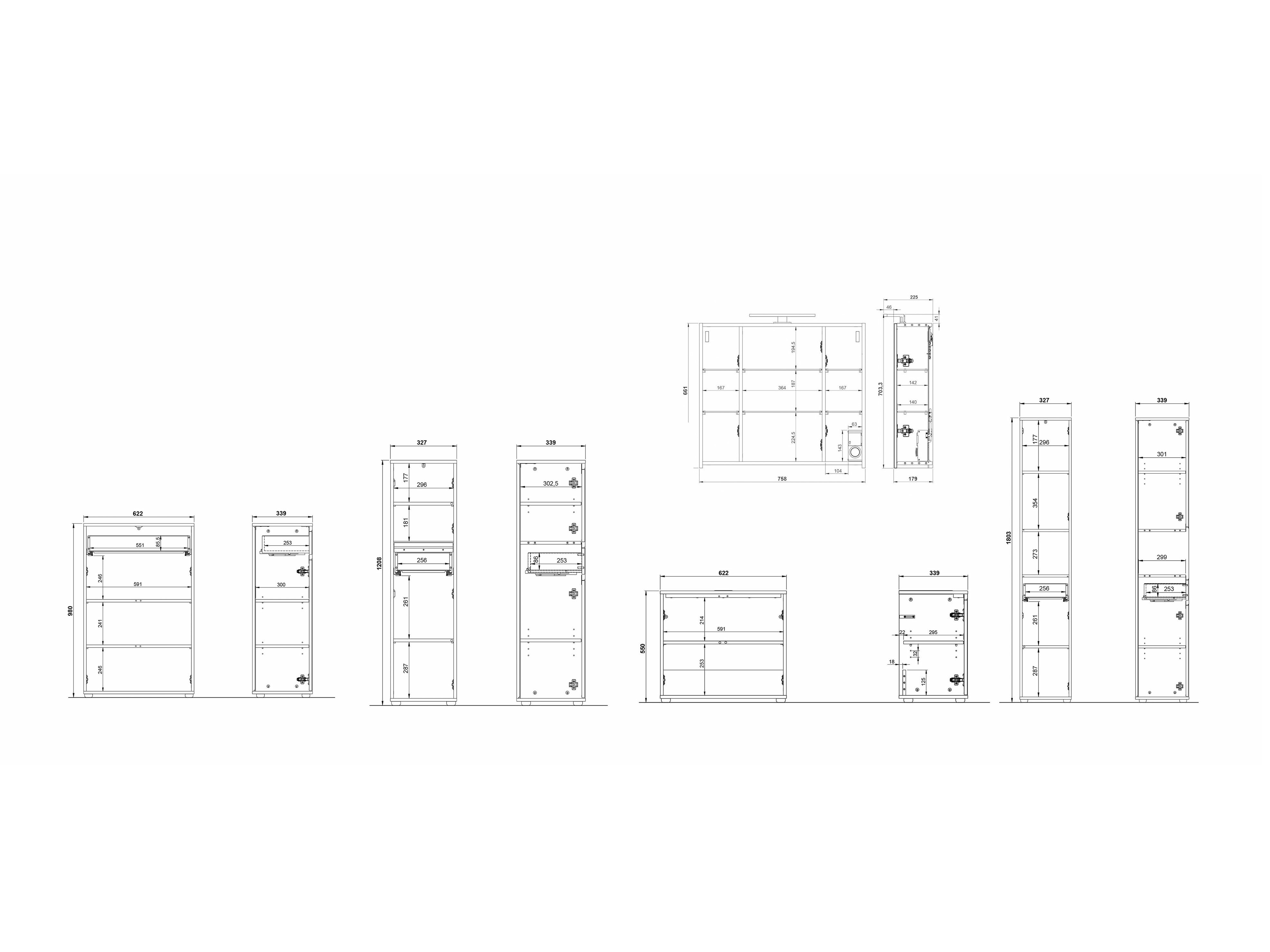 Kupaonski namještaj Tensona 107