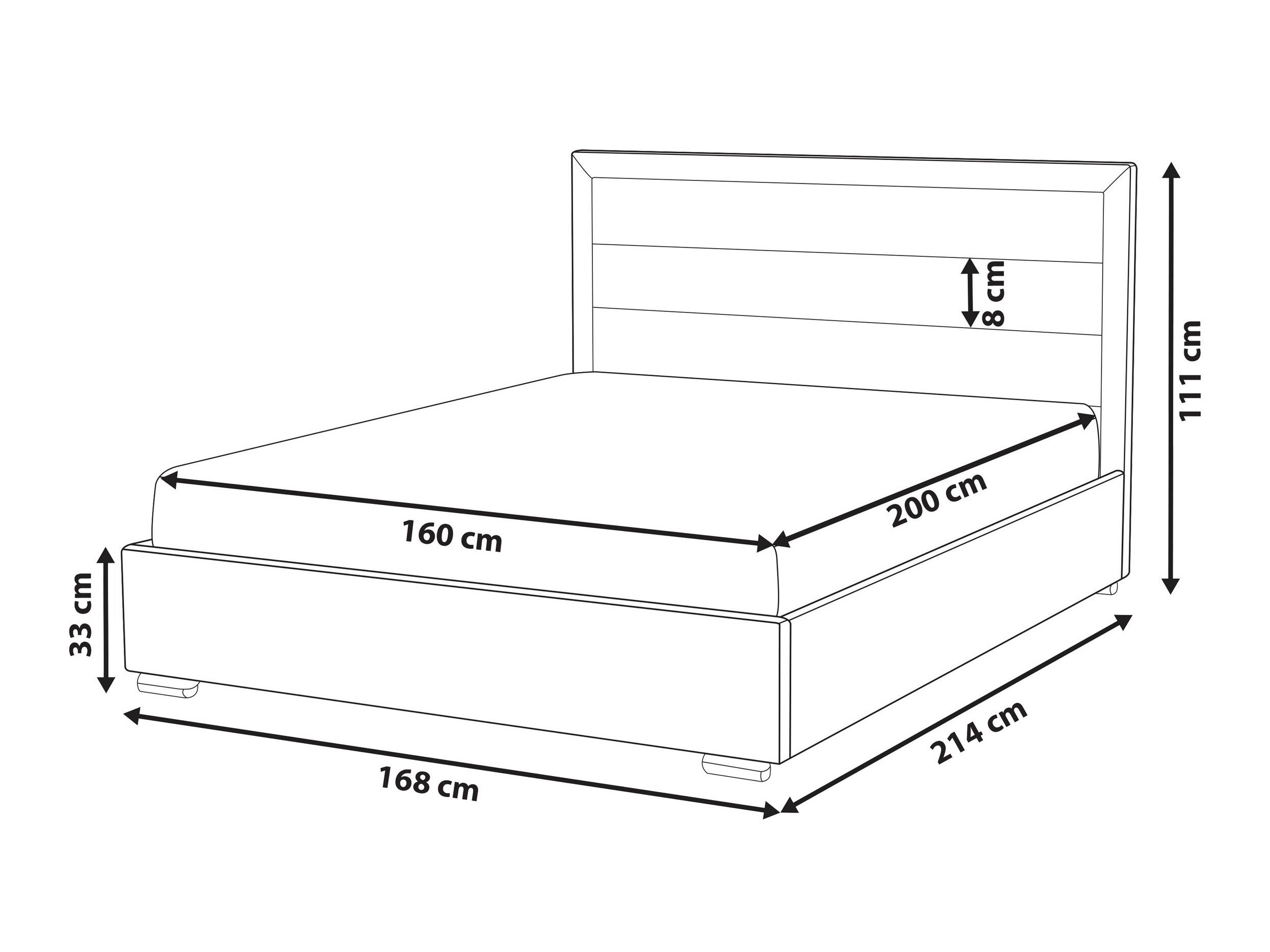 Krevet Berwyn 3114 (Svijetlo bež)