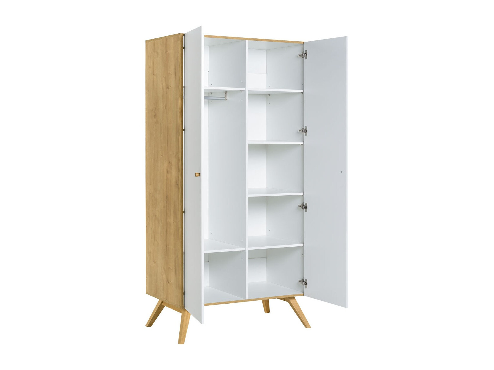 Ormar Ruvruvi 101 (Bijela + Hrast)