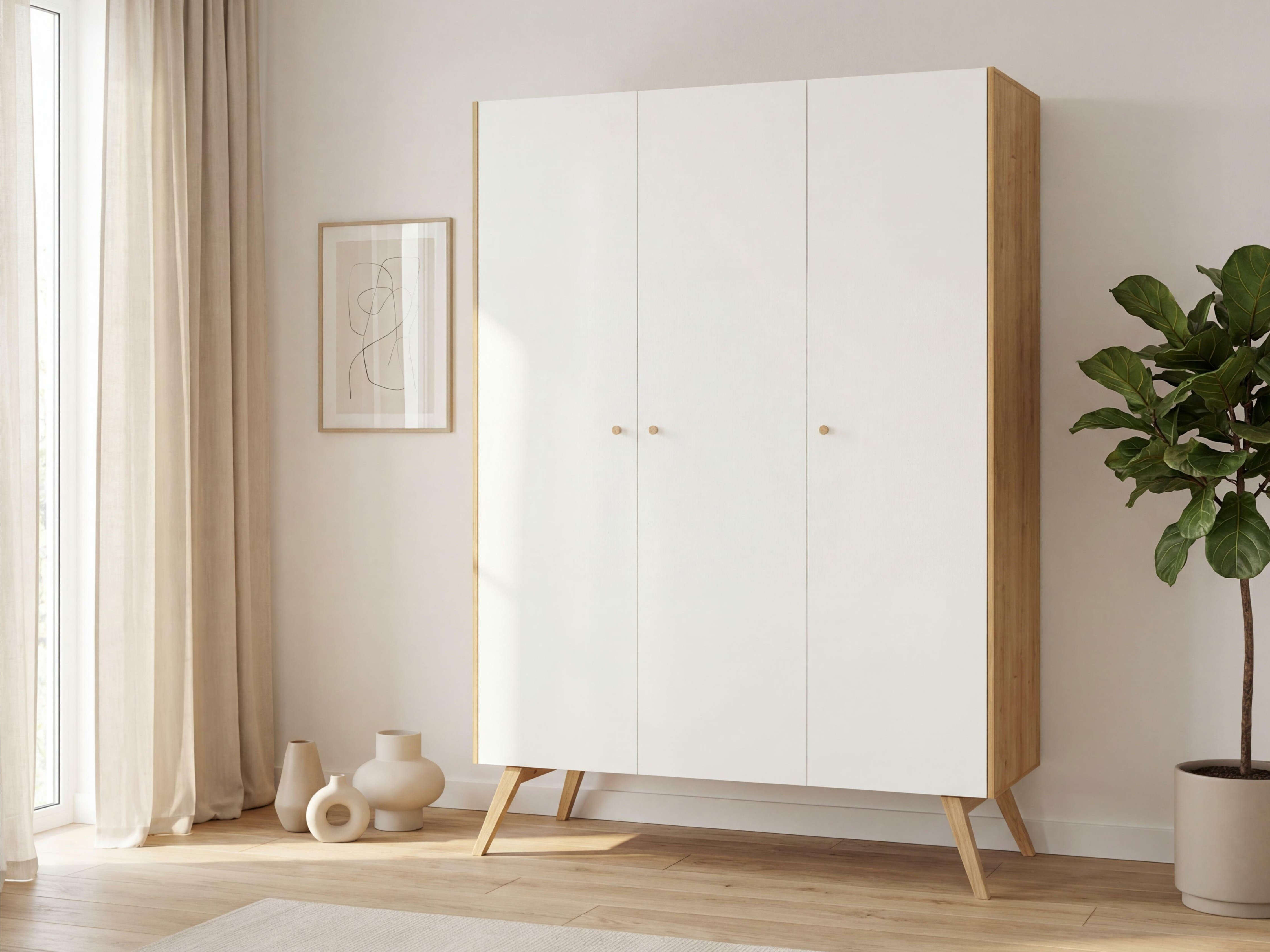 Ormar Ruvruvi 102 (Bijela + Hrast)