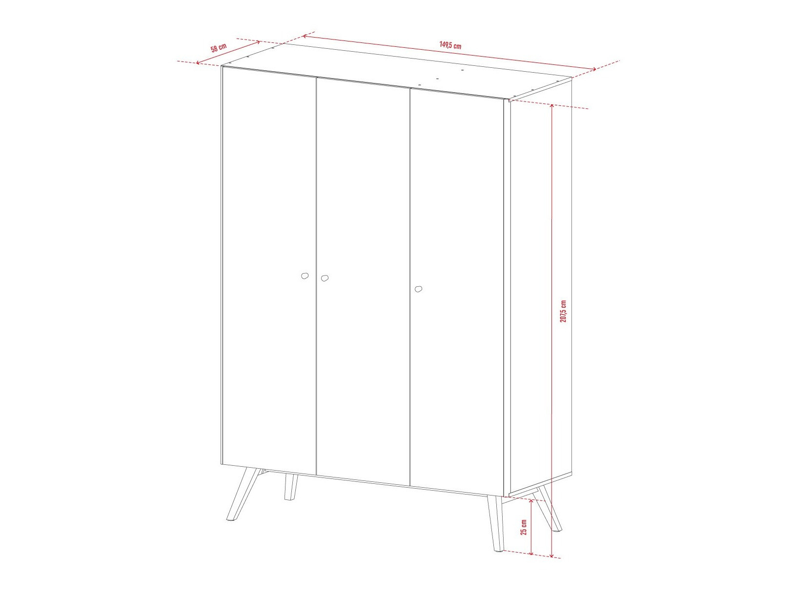 Ormar Ruvruvi 102 (Bijela + Hrast)