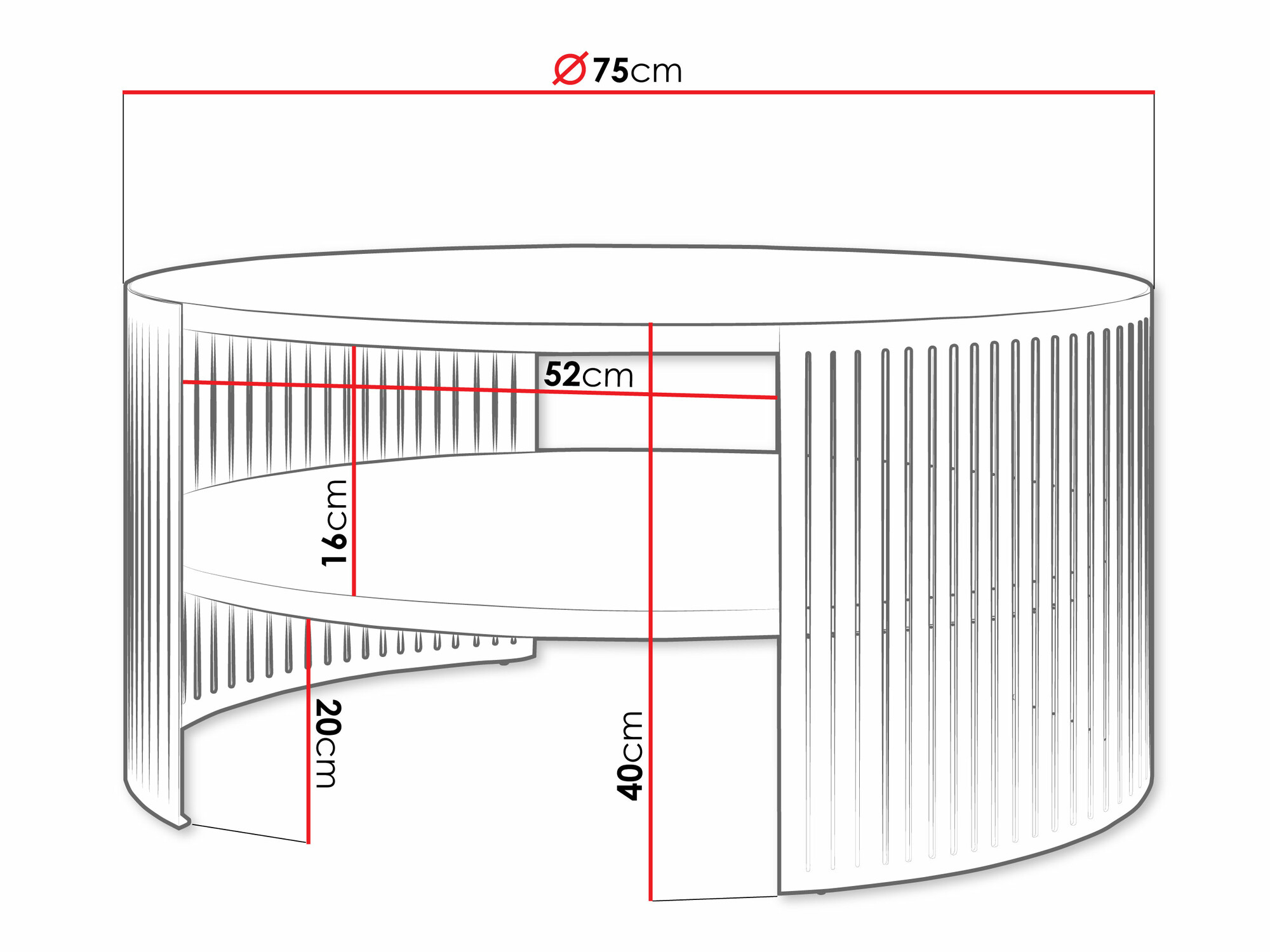 Stolić za kavu SC9672