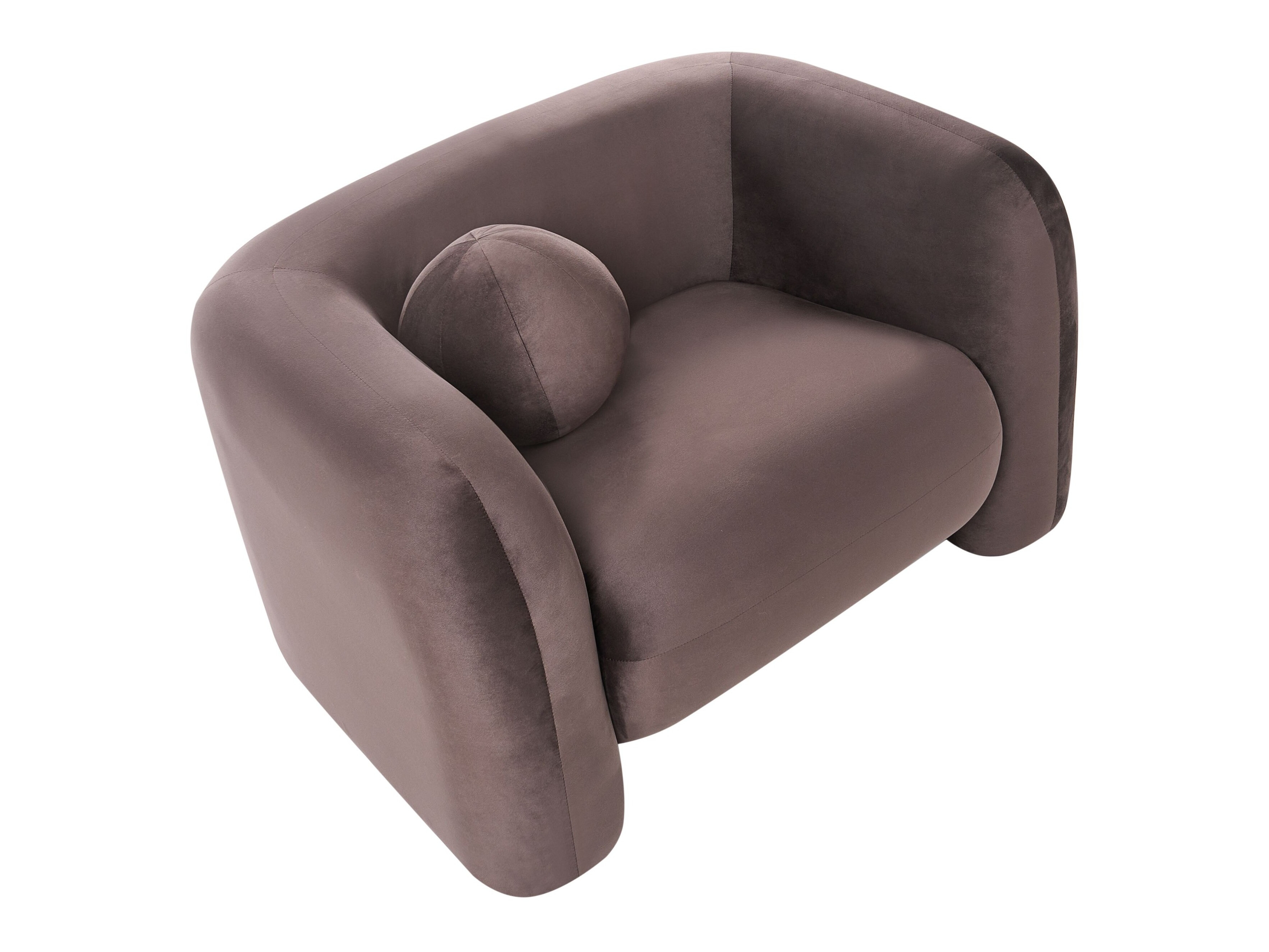 Fotelja Veselme 100 (Tamno smeđa)