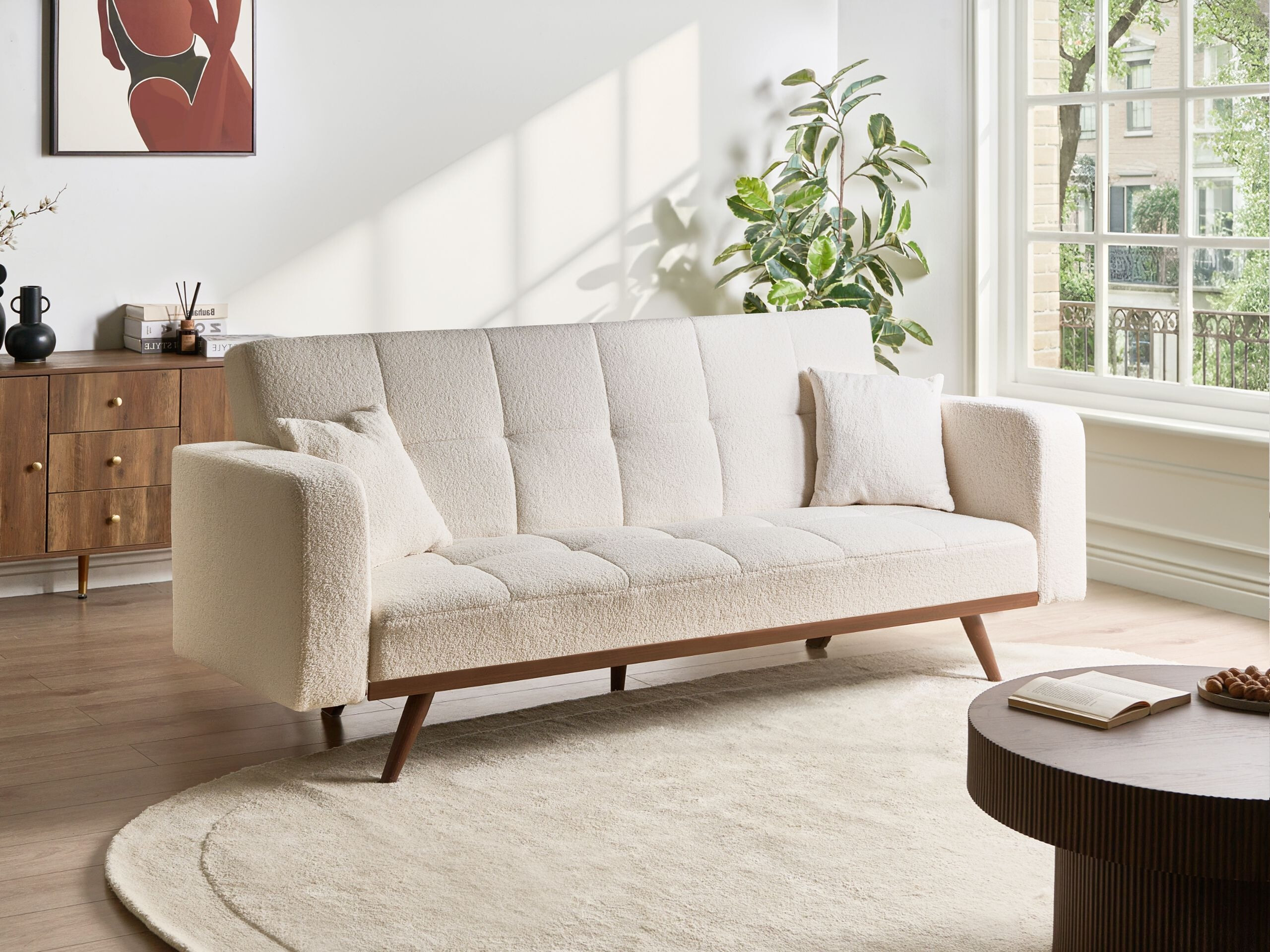 Kauč na razvlačenje Berwyn 3123 (Bijela)