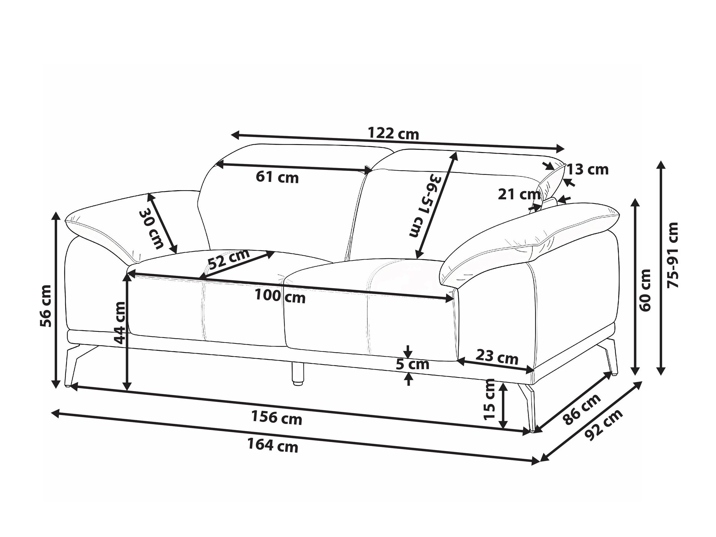 Kauč Berwyn 3125 (Bež)