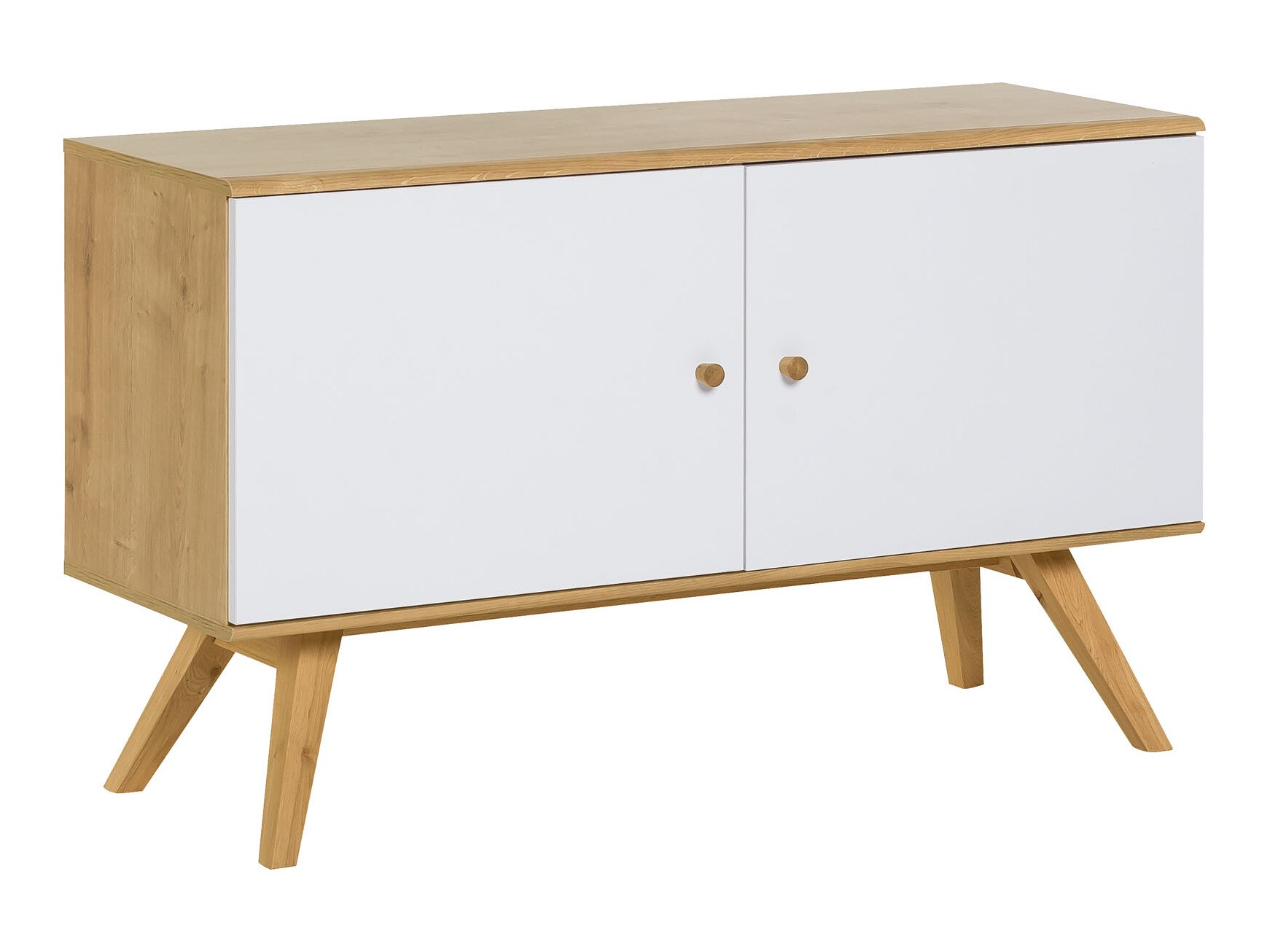 TV stol Ruvruvi 108 (Bijela + Hrast)