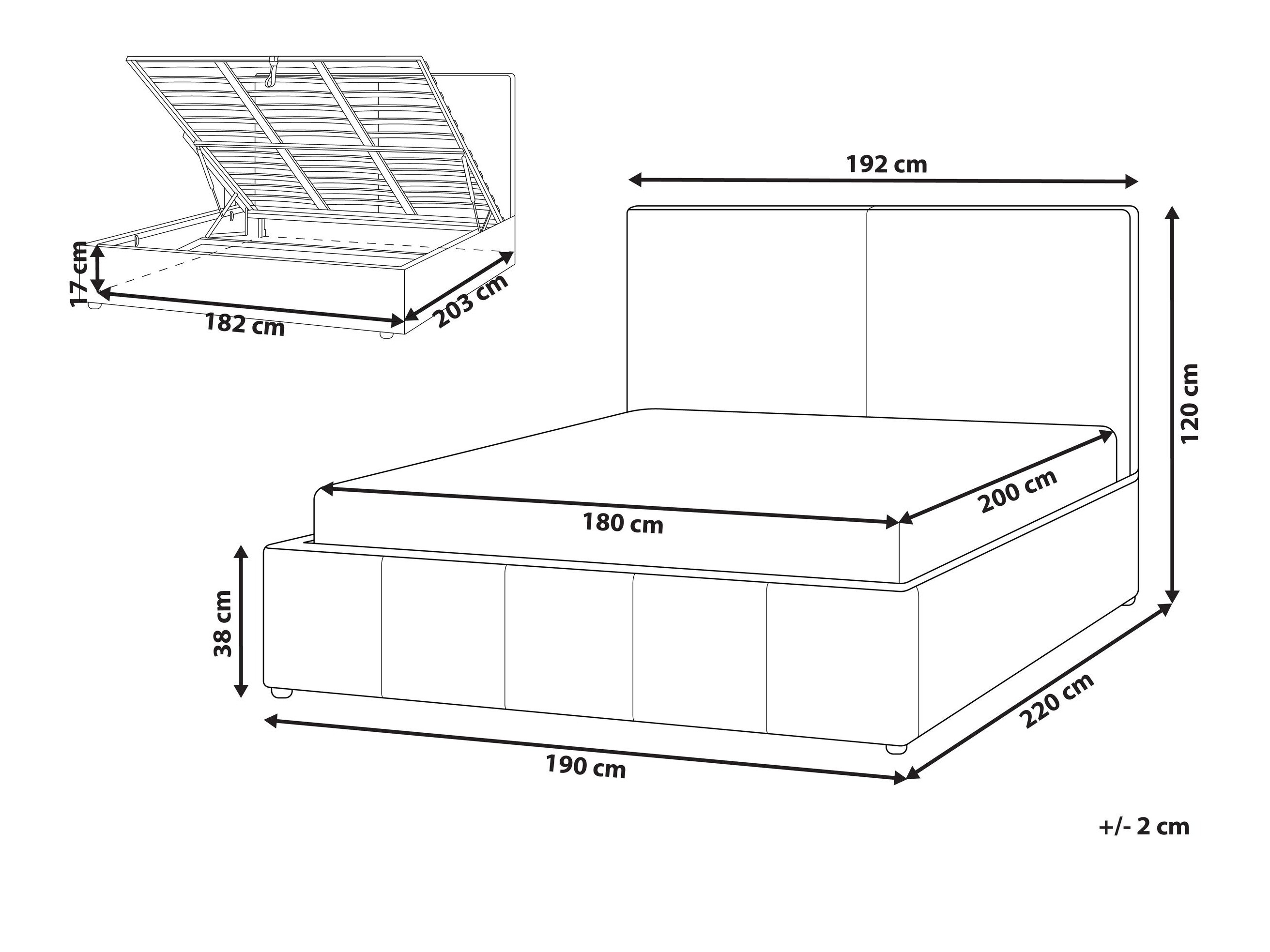 Krevet Berwyn 3133 (Bijela)