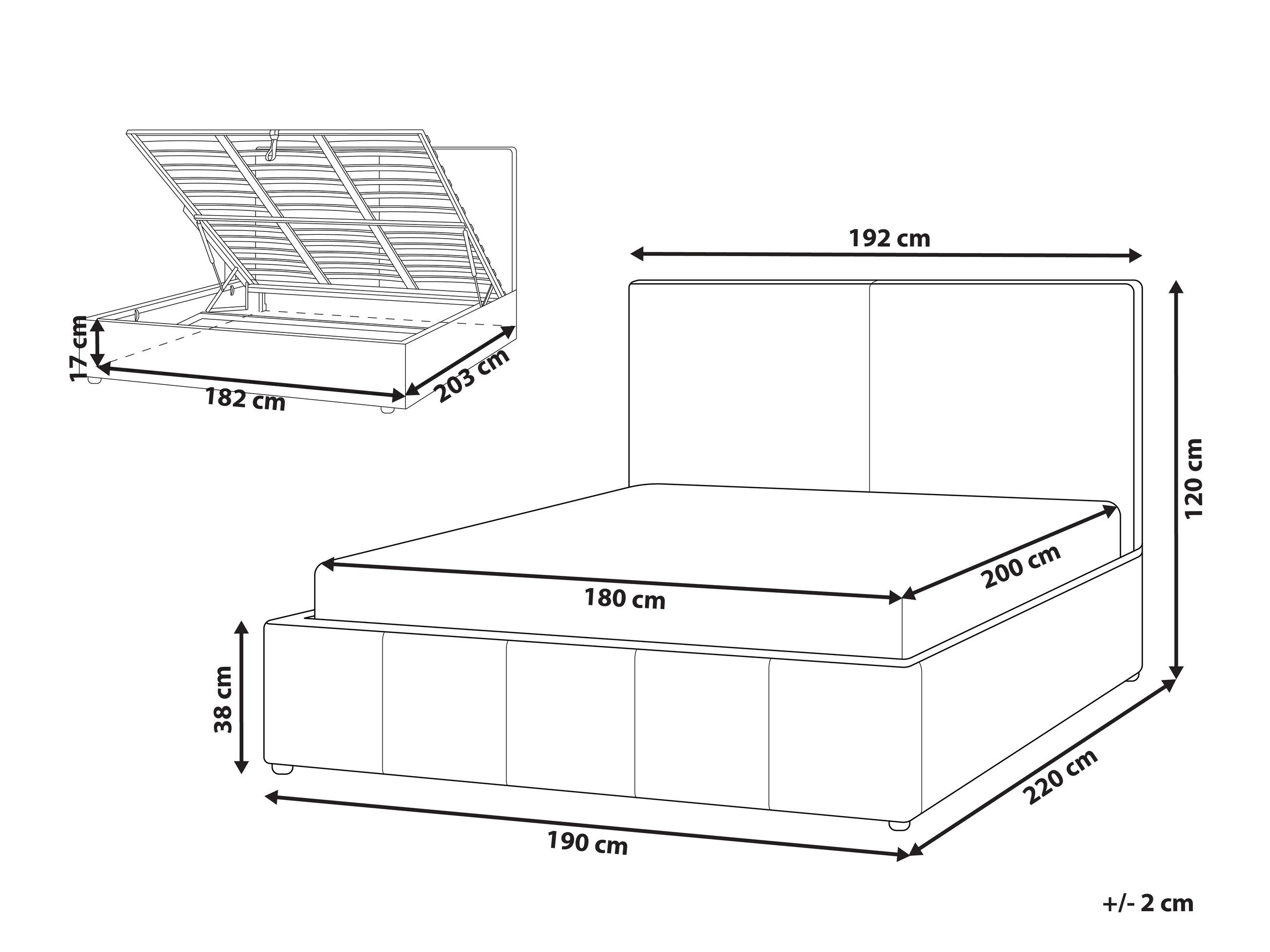 Krevet Berwyn 3133 (Taupe)