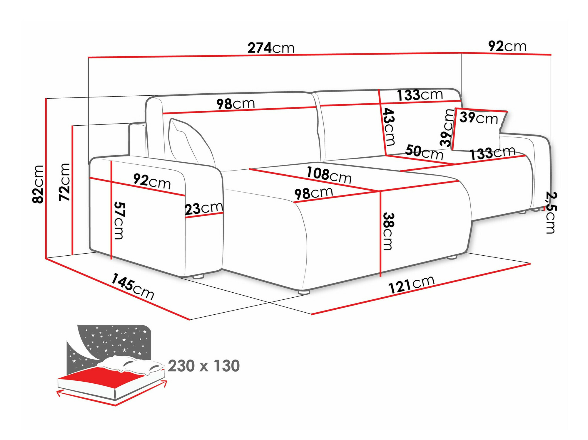 Kutna garnitura SC9707