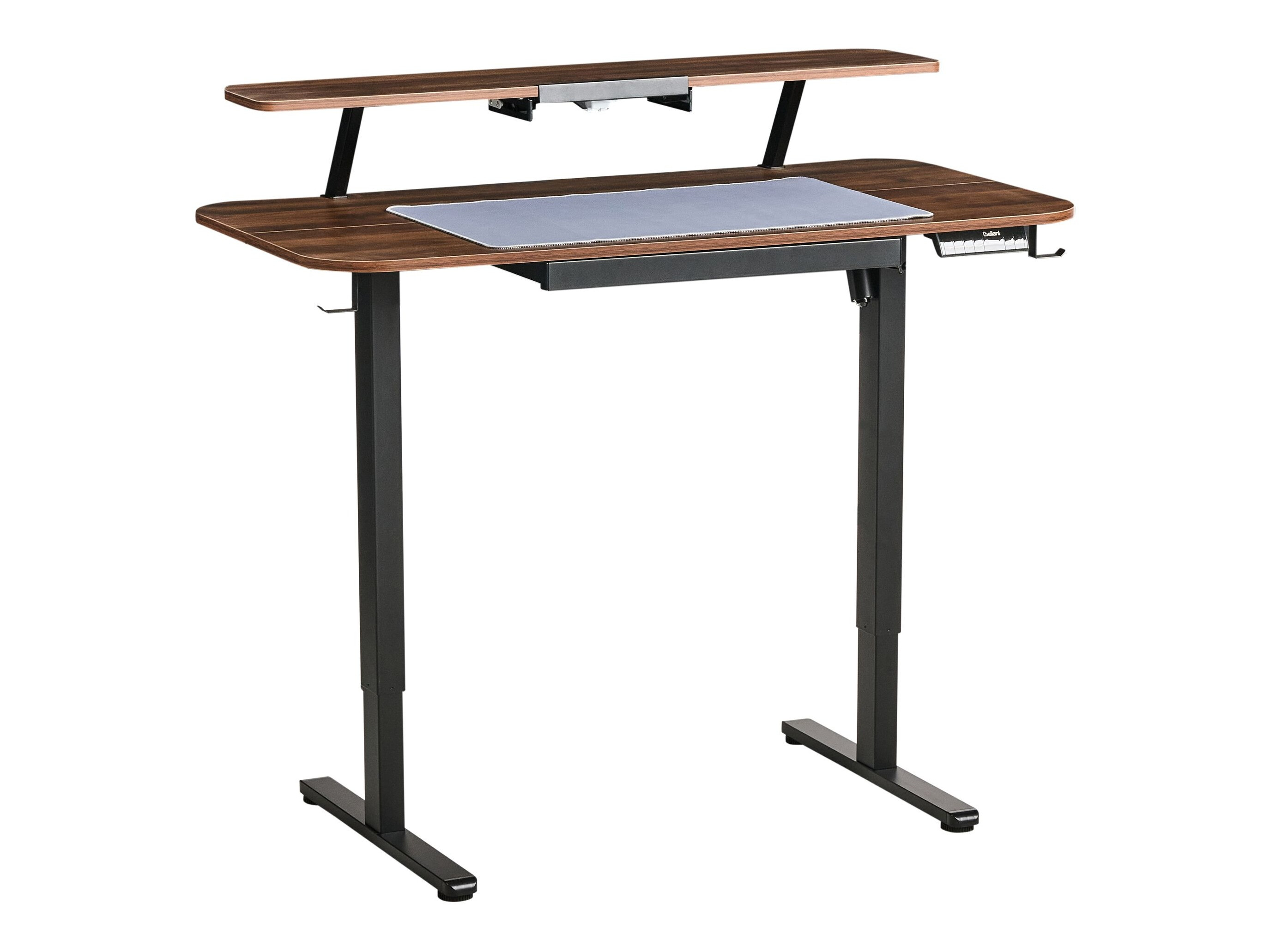 Radni stol podesiv po visini Berwyn 3128 (Crna + Smeđa)