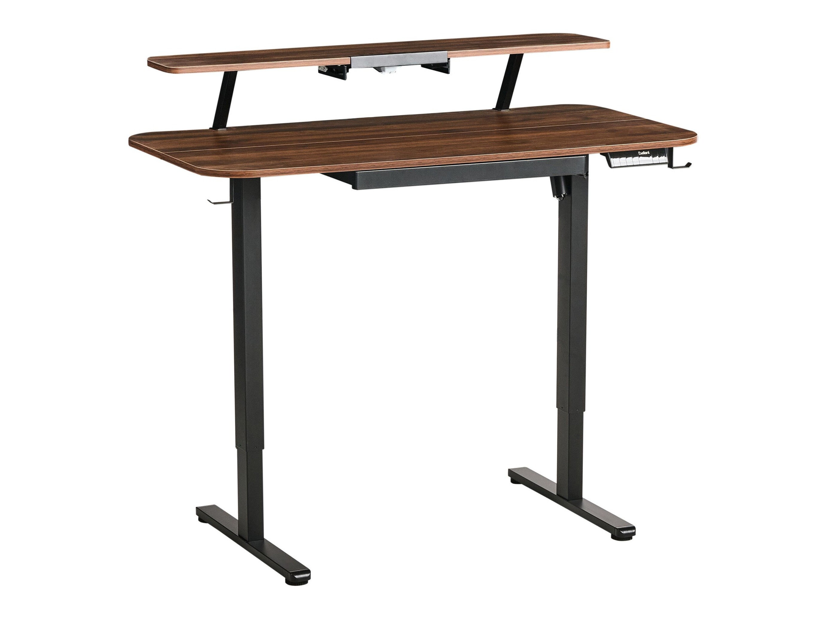 Radni stol podesiv po visini Berwyn 3128 (Crna + Smeđa)