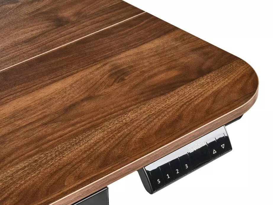 Radni stol podesiv po visini Berwyn 3128 (Crna + Smeđa)