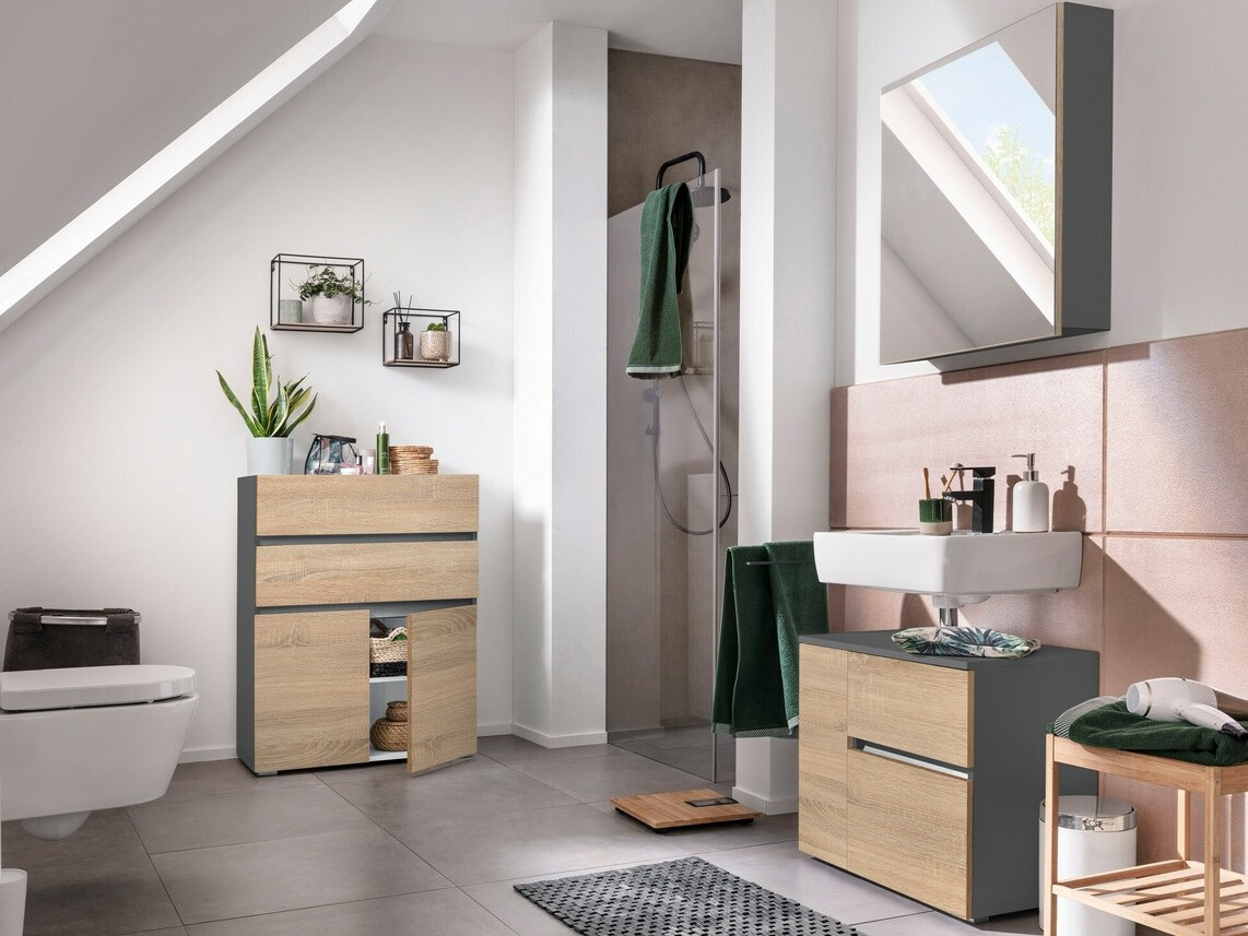 Samostojeći kupaonski ormarić za umivaonik SC9709