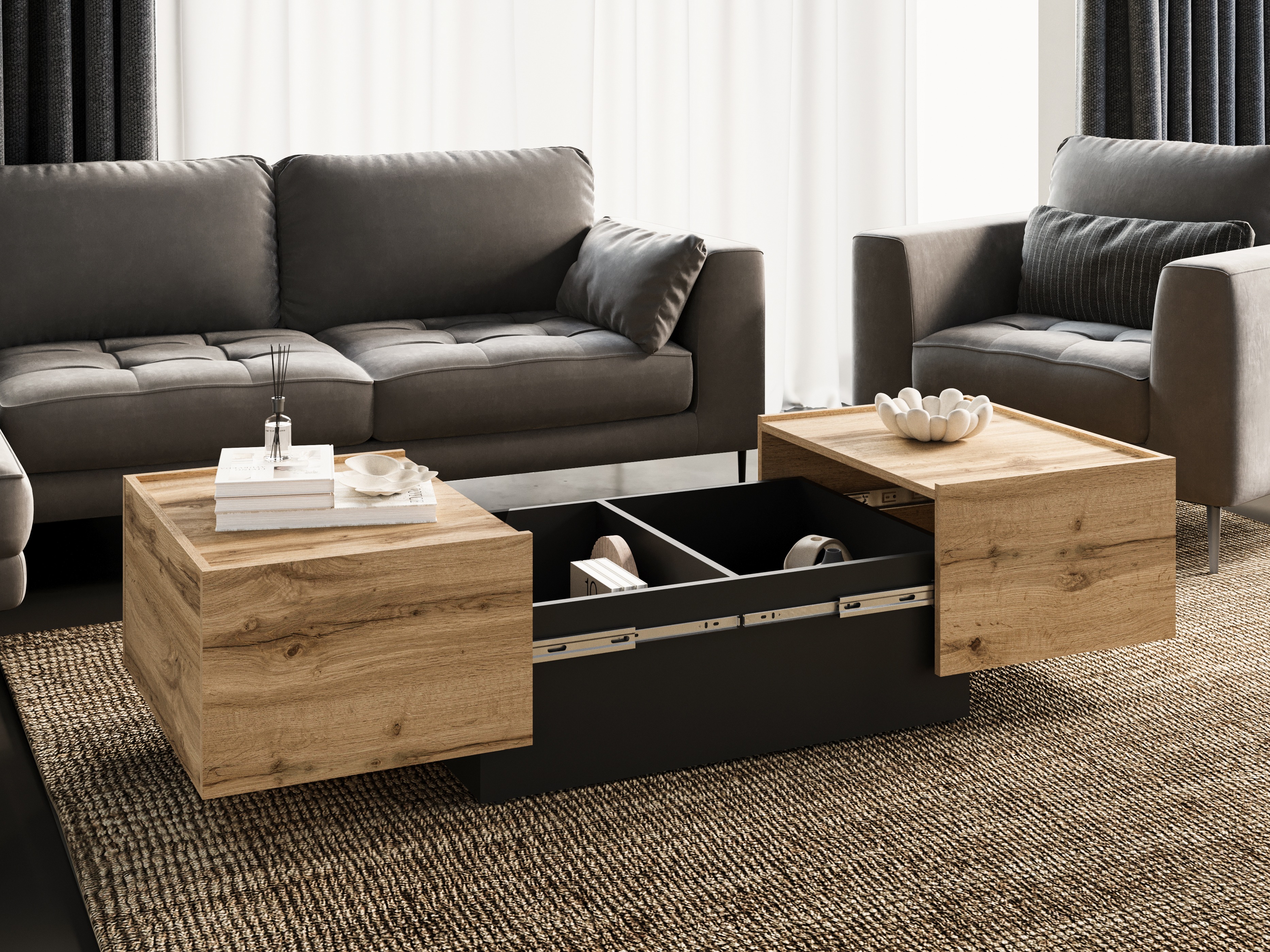 Transformirajući stolić za kavu SC9696