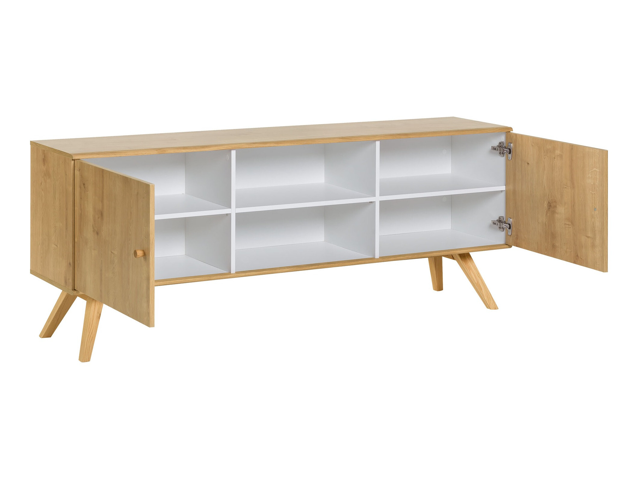 TV stol Ruvruvi 109 (Bijela + Hrast)