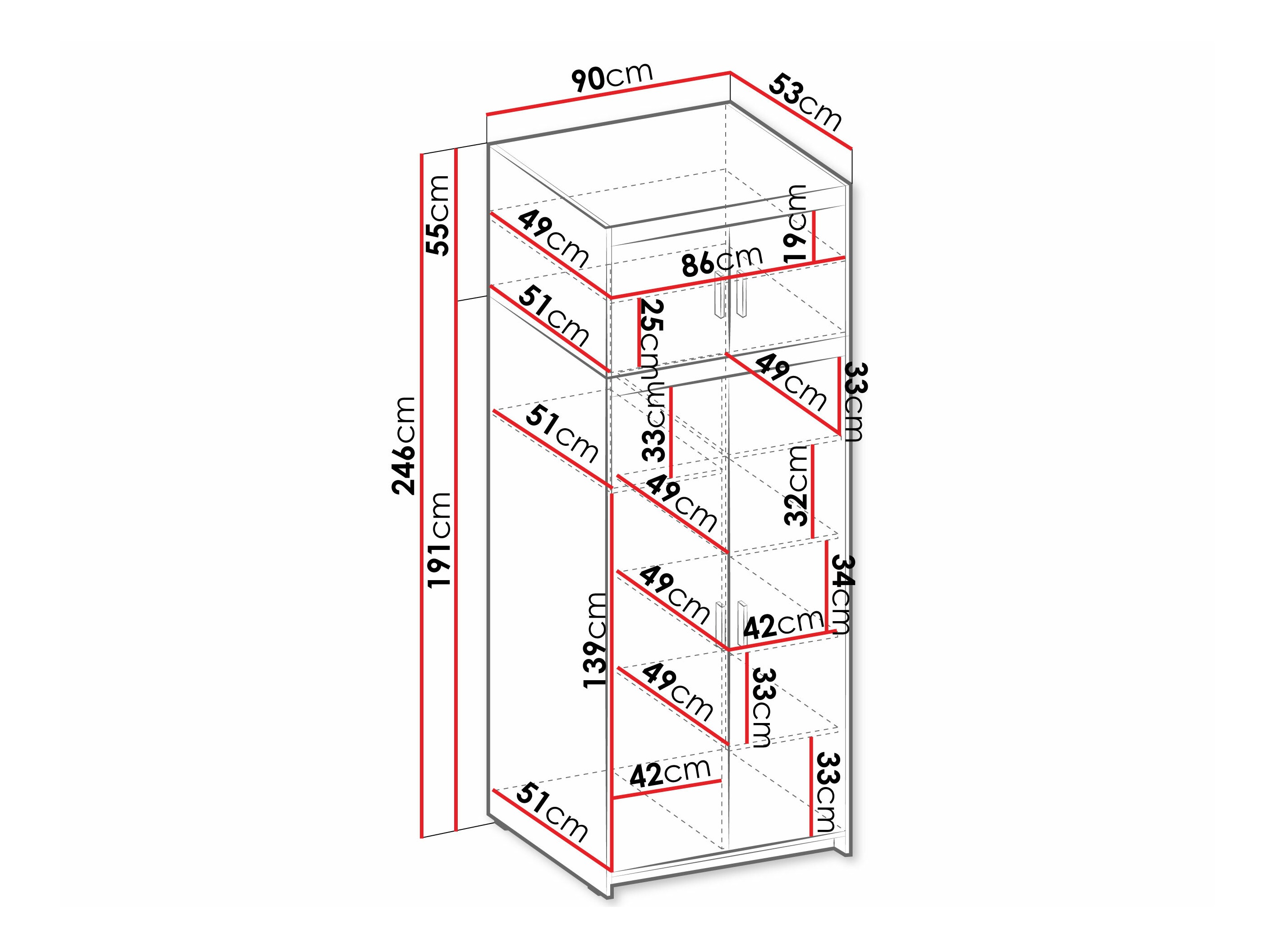 Ormar Novduni 103 (Sonoma hrast)