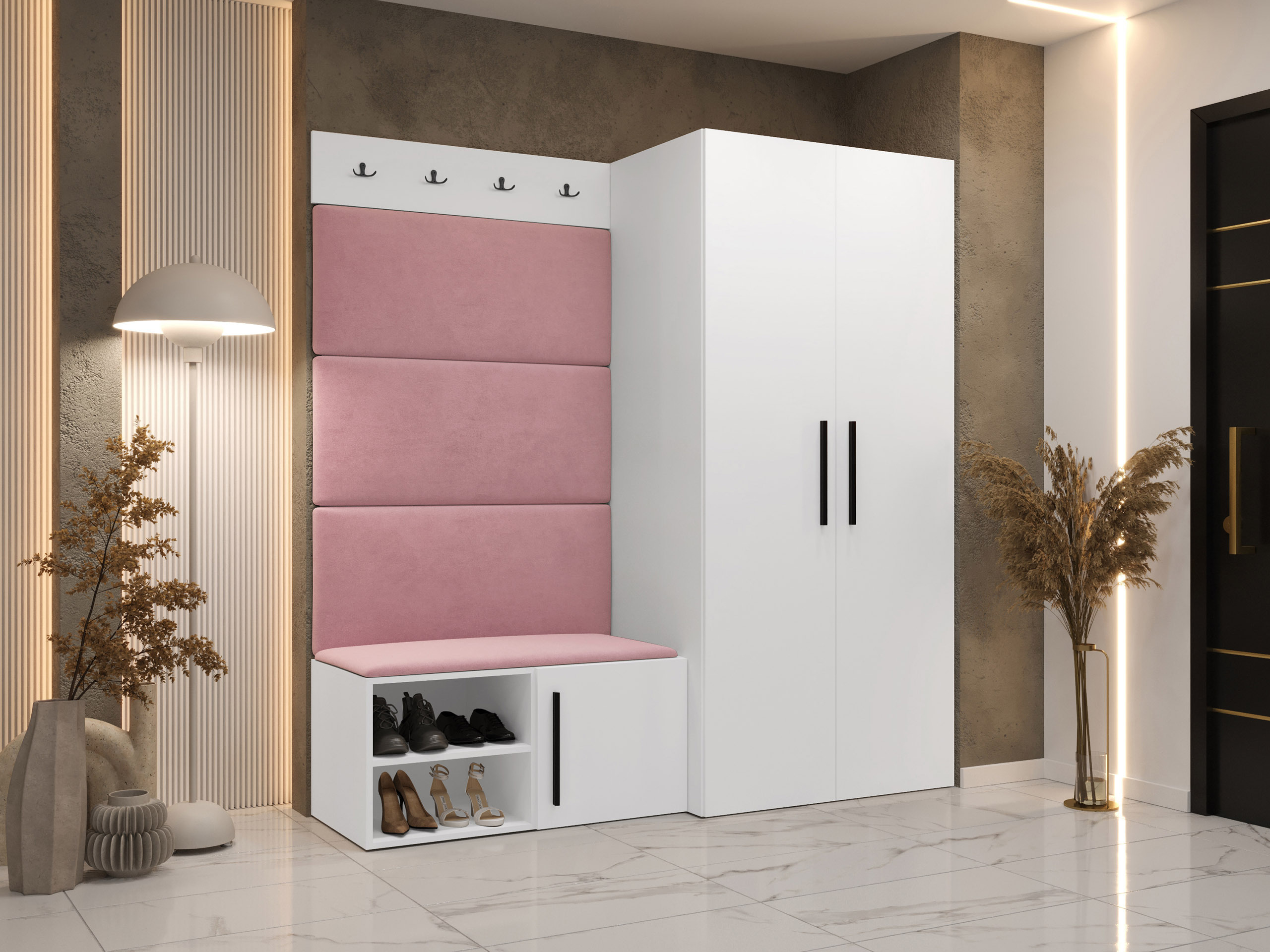 Set za hodnik Hartford 526 (Bijela)