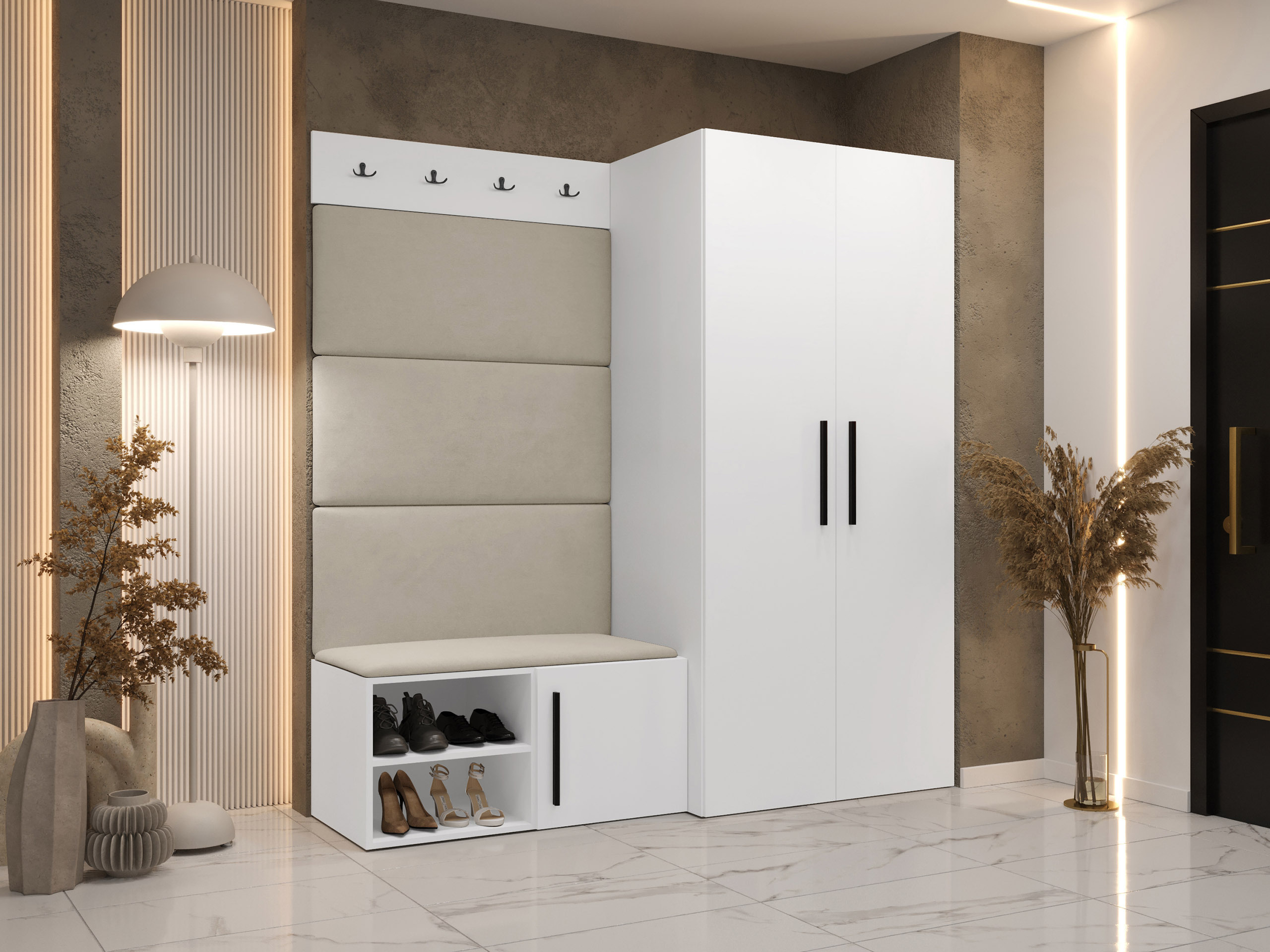 Set za hodnik Nitos I (Bijela)