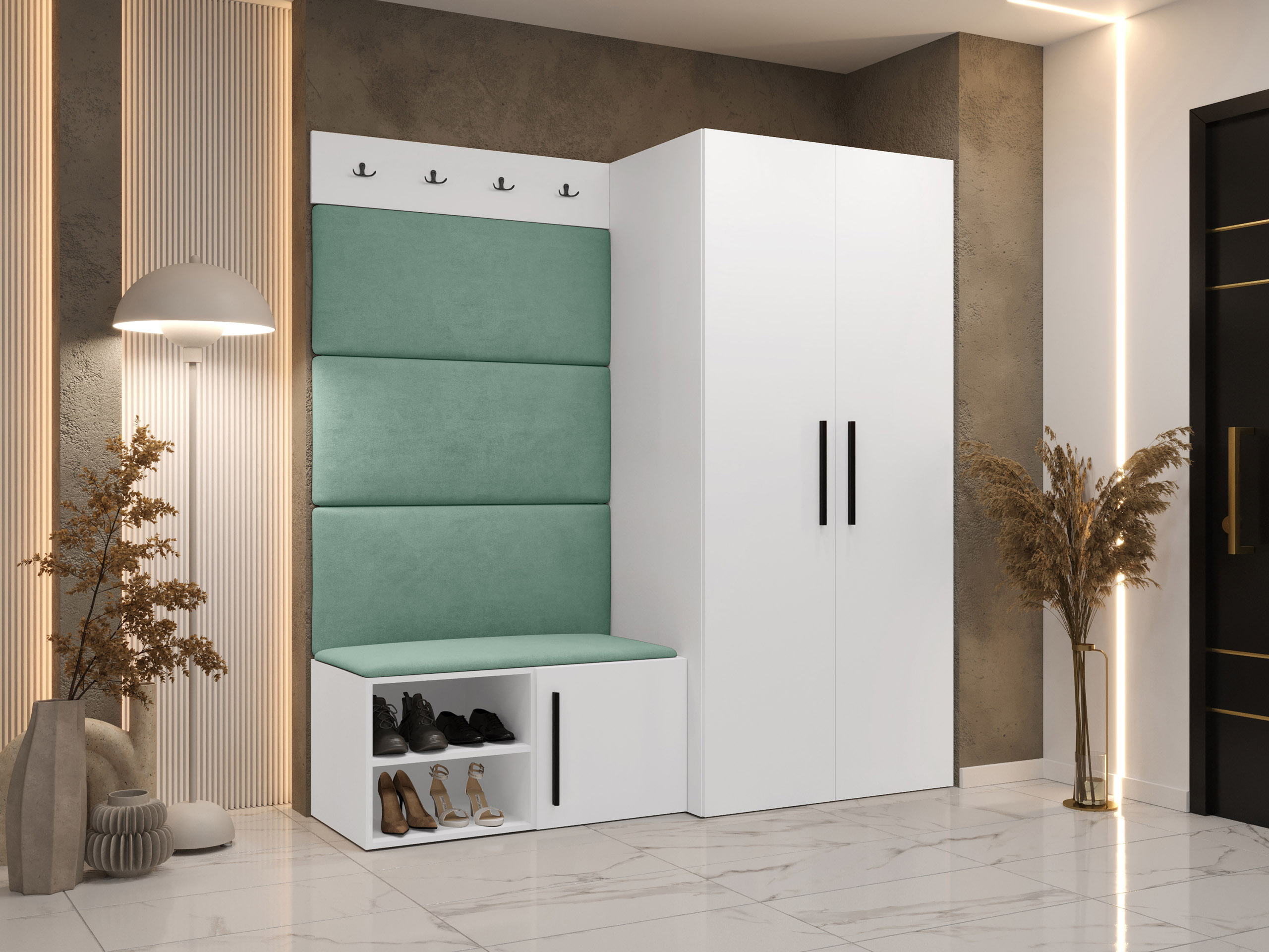 Set za hodnik Nitos I (Bijela)