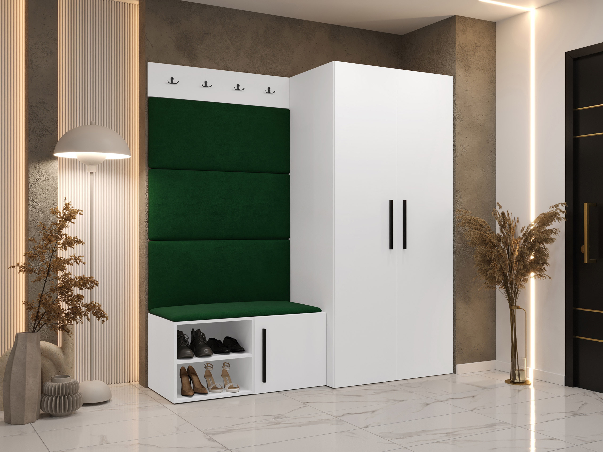 Set za hodnik Nitos I (Bijela)