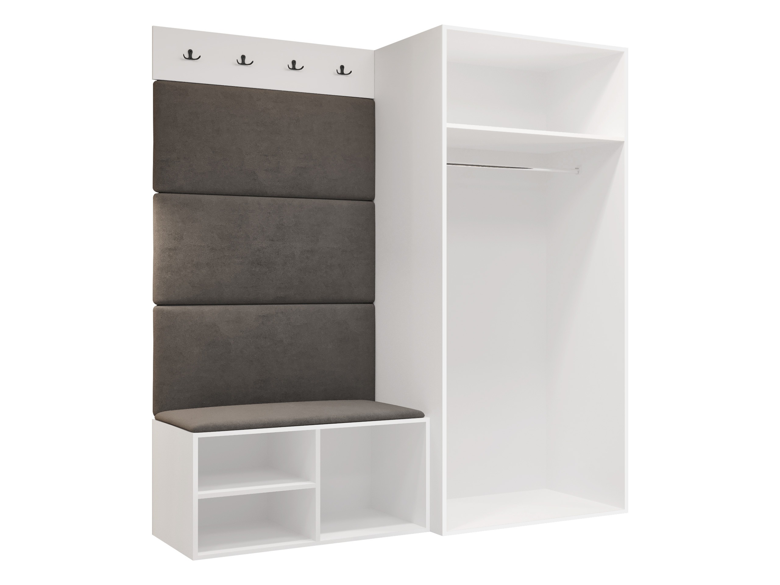 Set za hodnik Nitos I (Bijela)