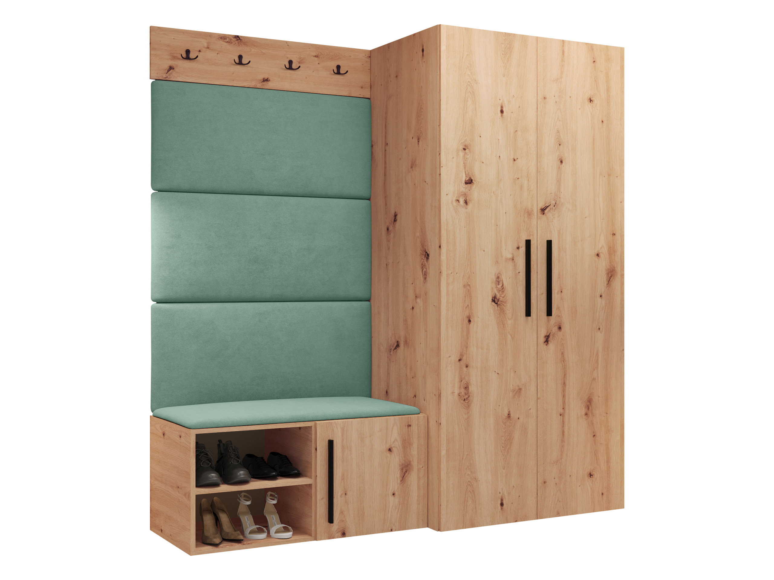 Set za hodnik Nitos I (Hrast Artisan)