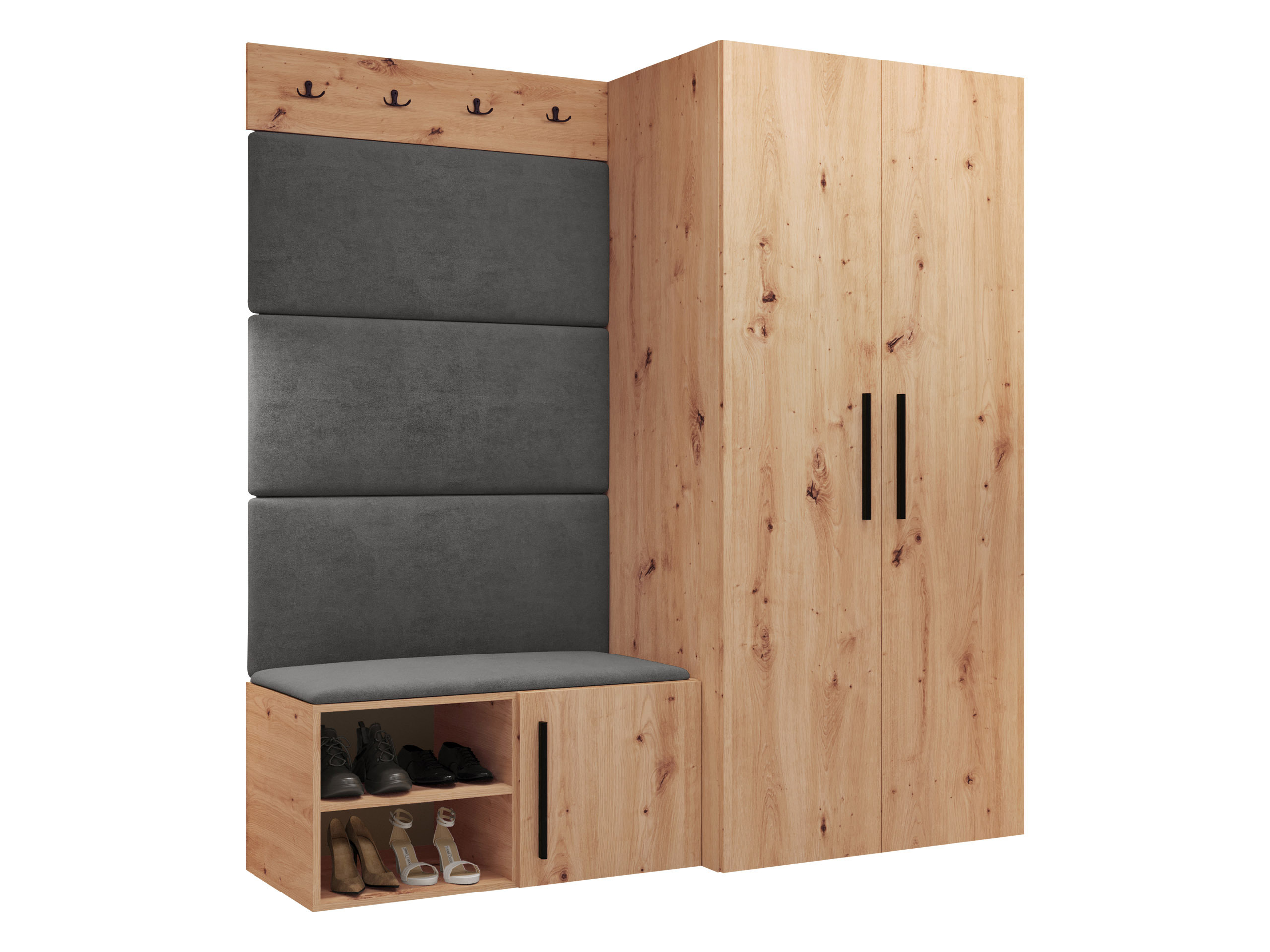 Set za hodnik Nitos I (Hrast Artisan)