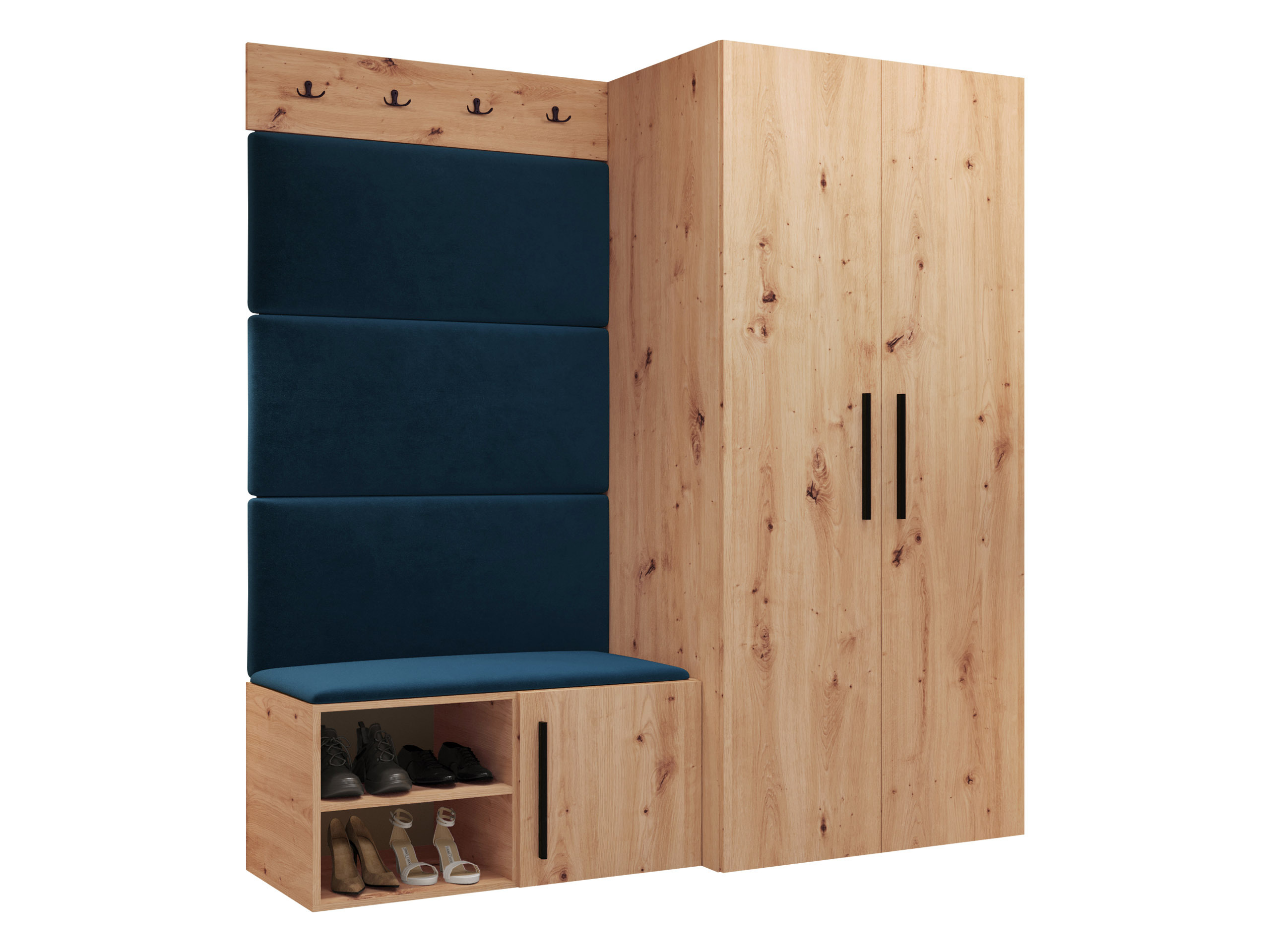 Set za hodnik Nitos I (Hrast Artisan)