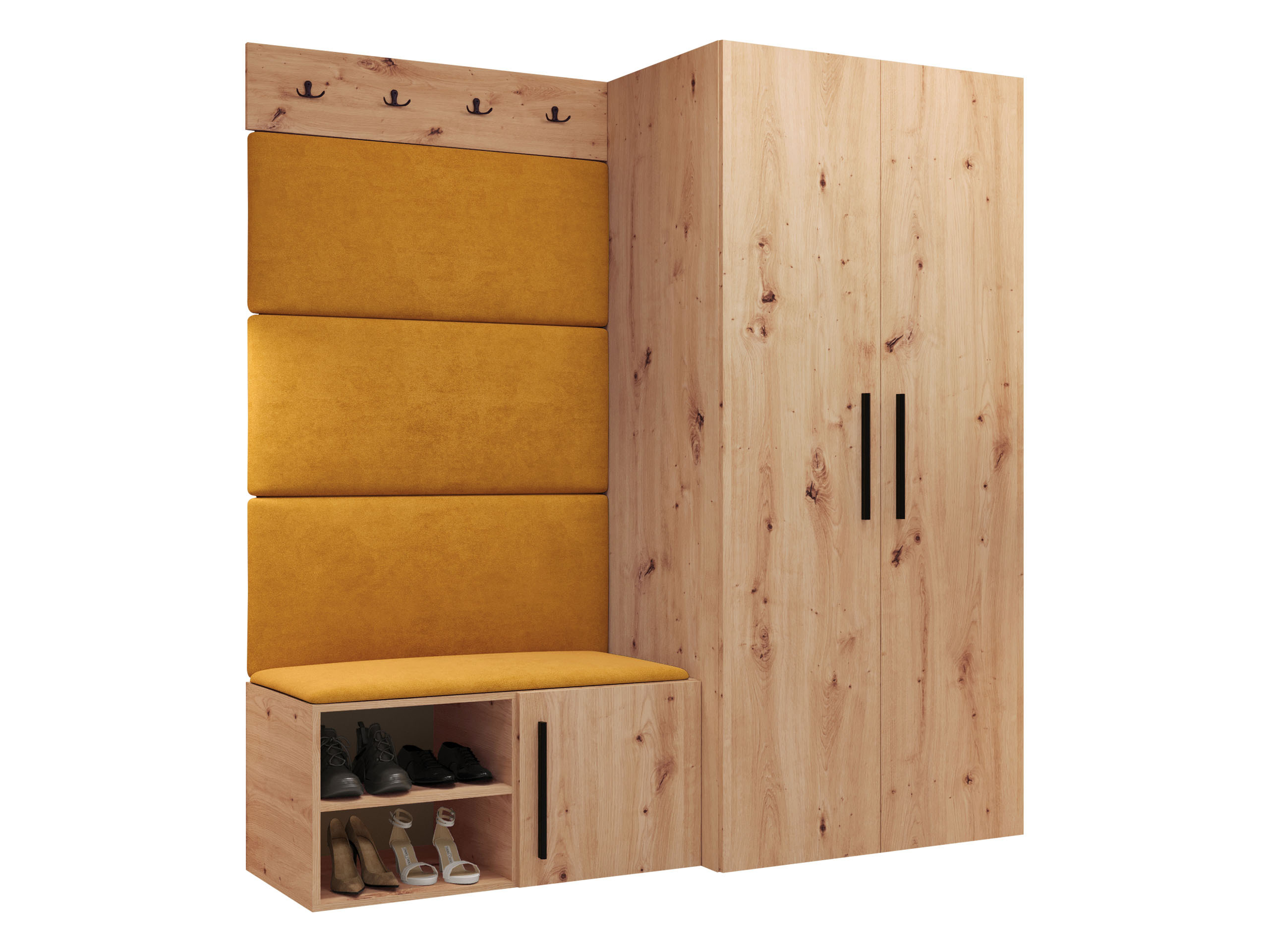 Set za hodnik Nitos I (Hrast Artisan)