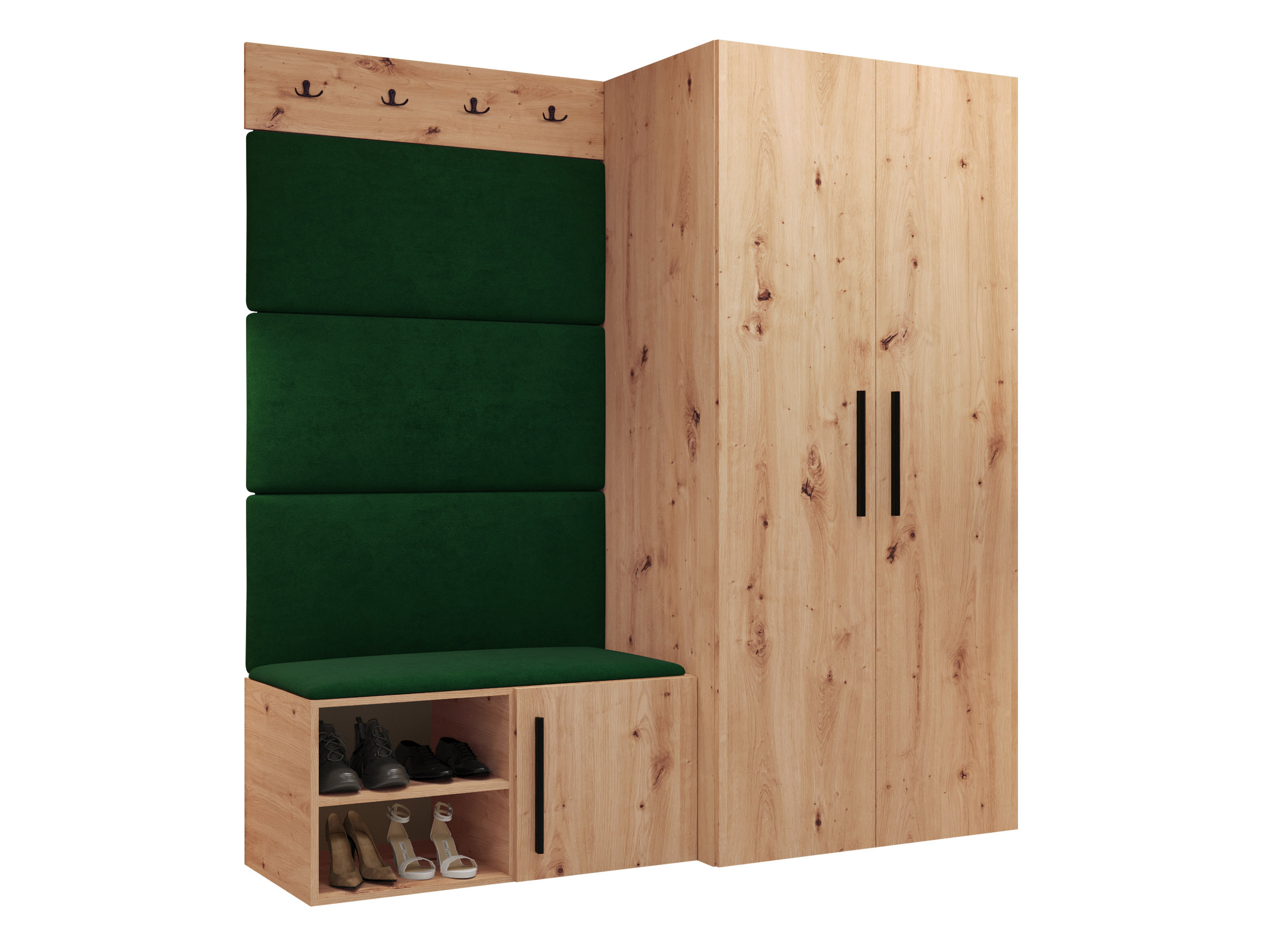 Set za hodnik Nitos I (Hrast Artisan)