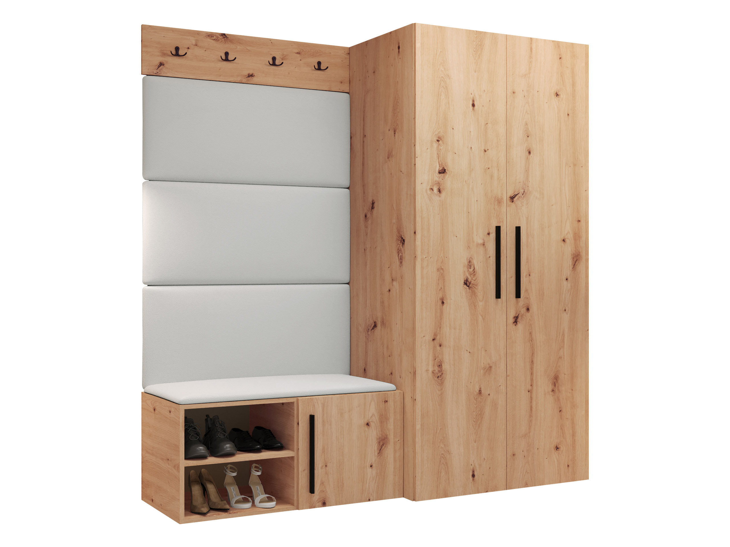 Set za hodnik Nitos I (Hrast Artisan)