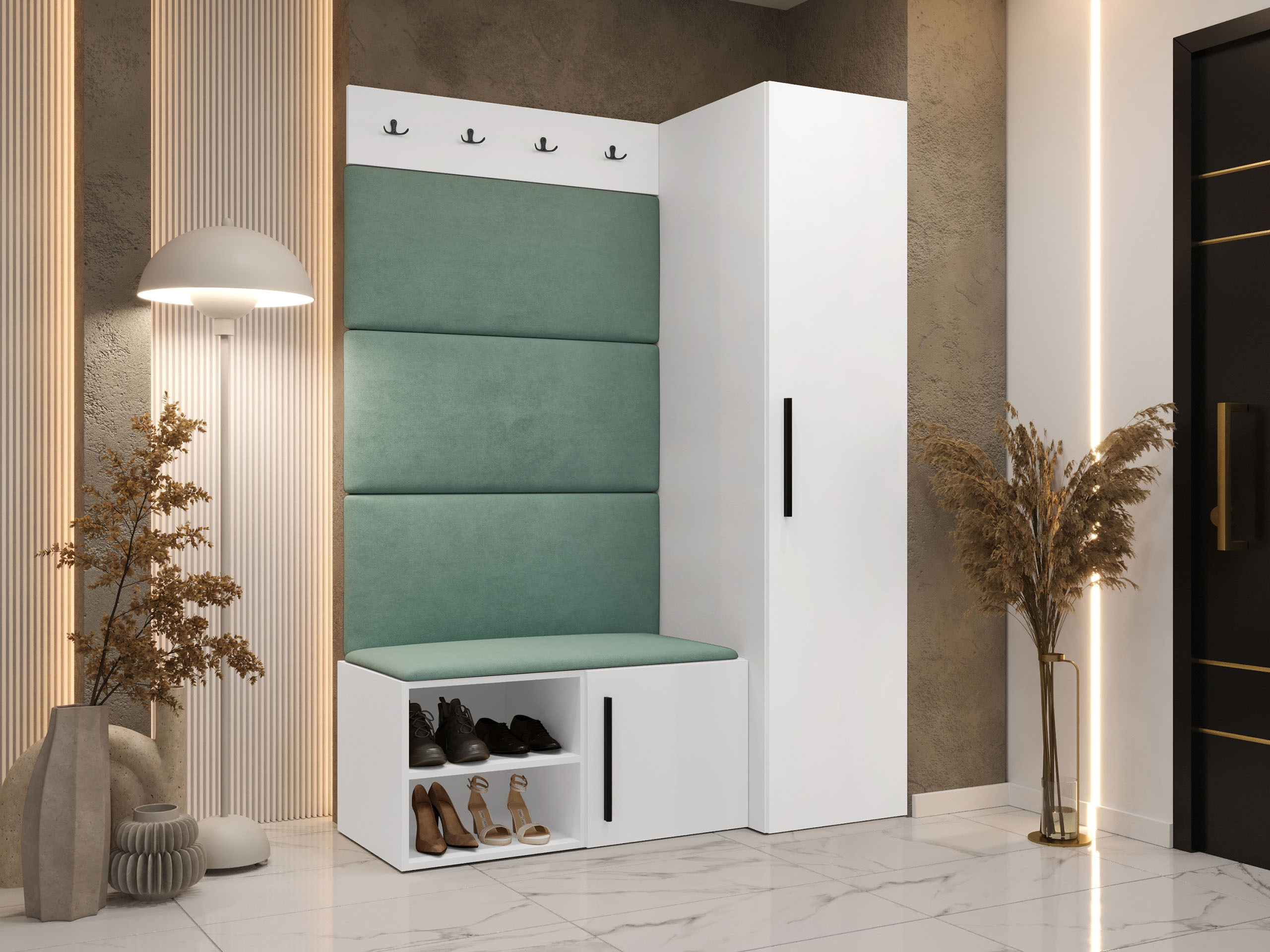 Set za hodnik Nitos II (Bijela)