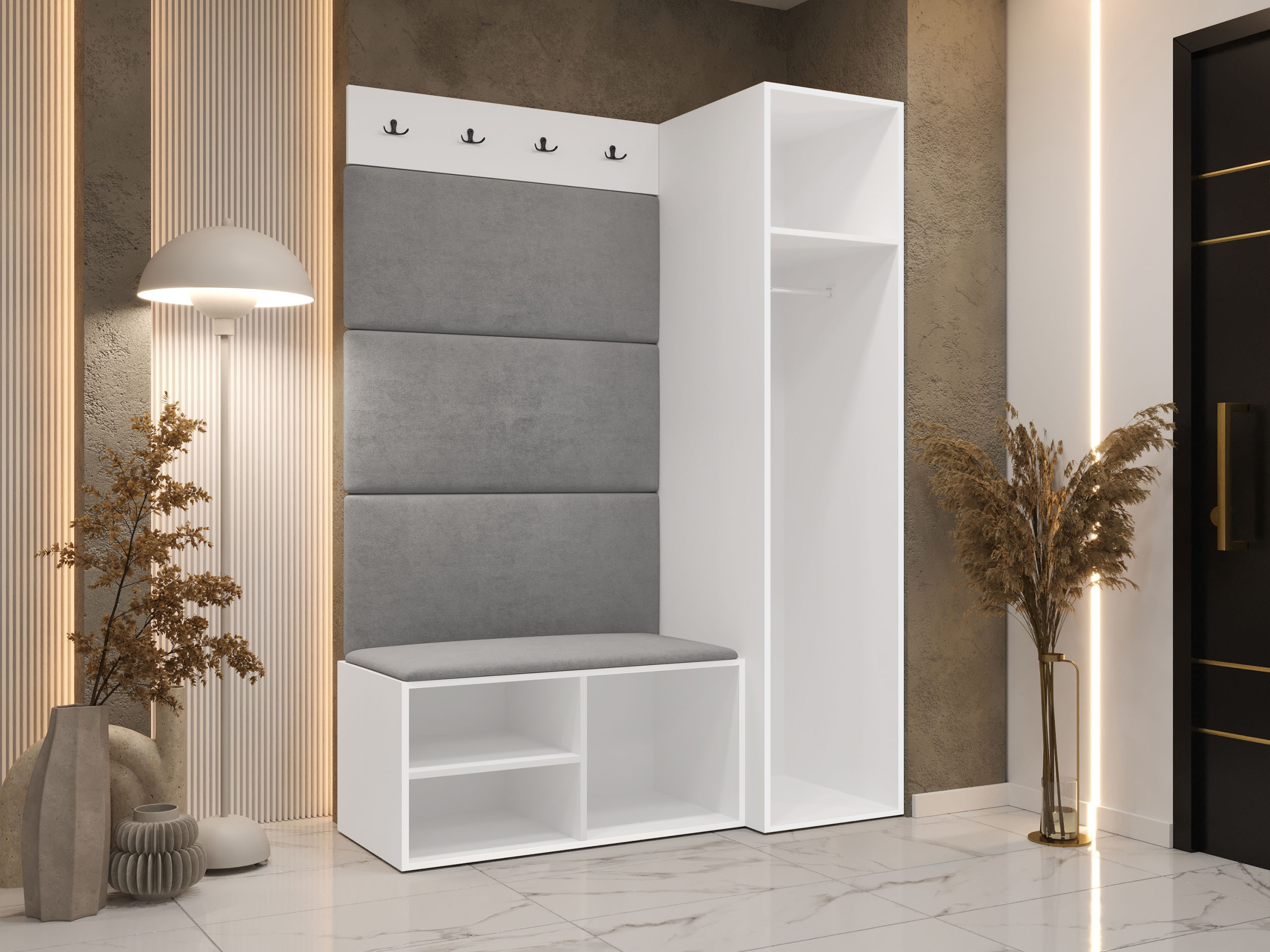 Set za hodnik Nitos II (Bijela)