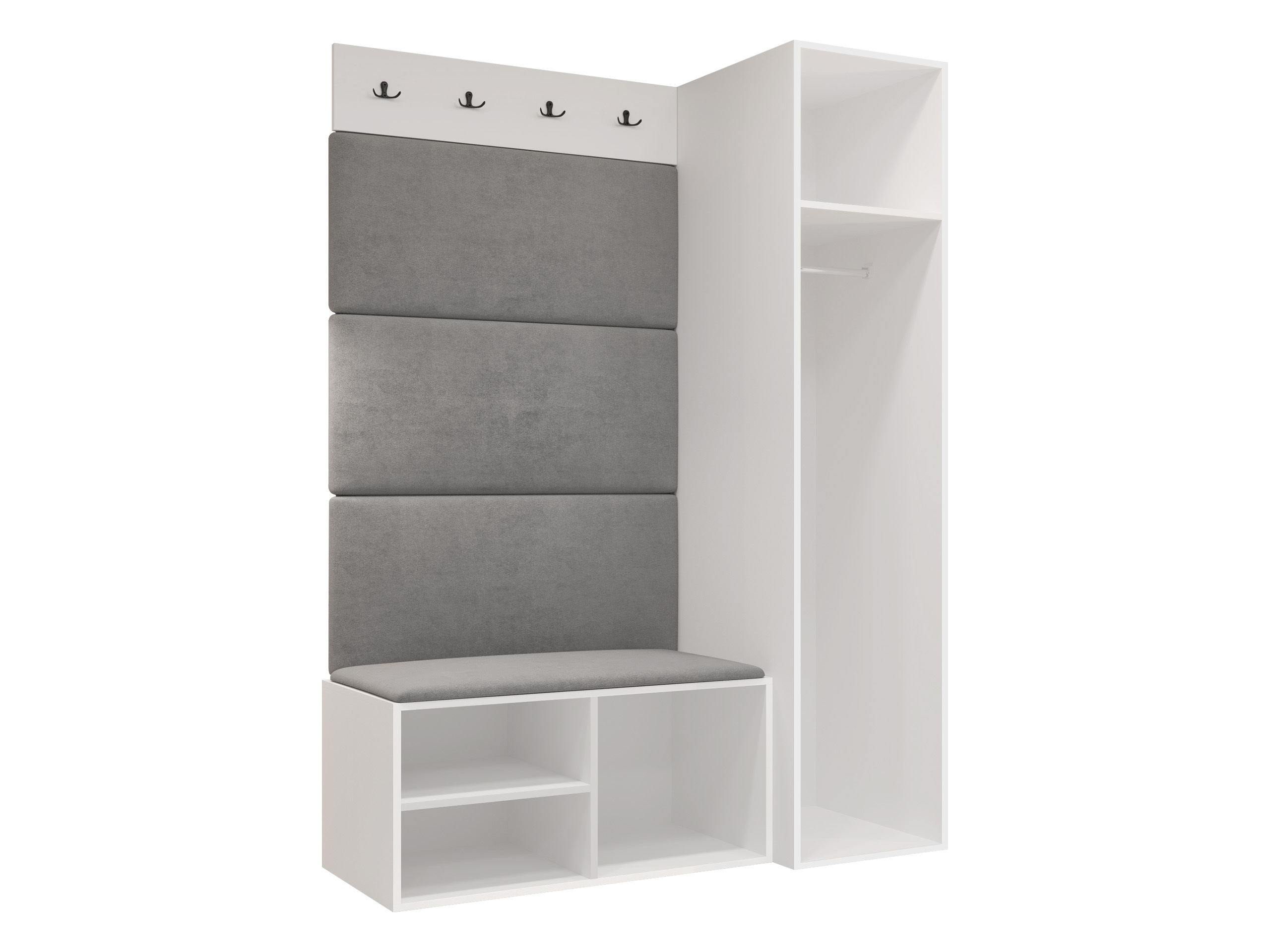 Set za hodnik Nitos II (Bijela)
