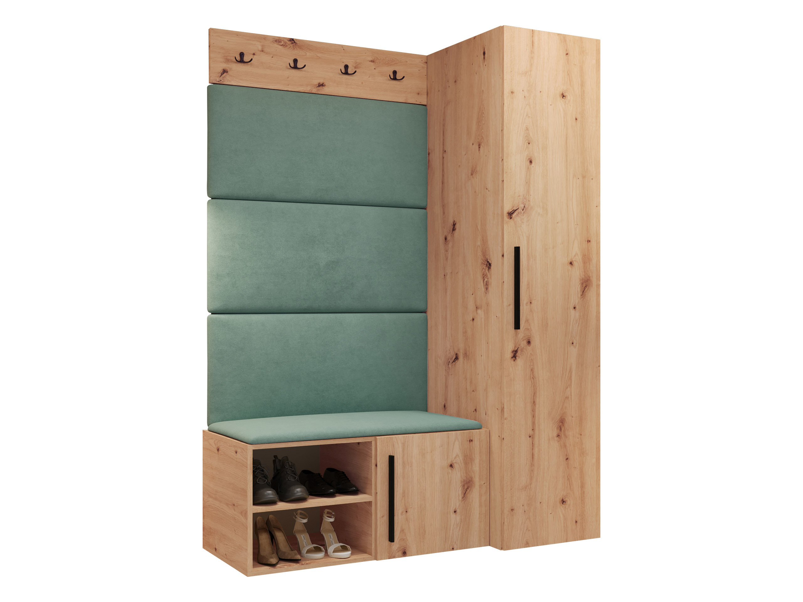 Set za hodnik Nitos II (Hrast Artisan)