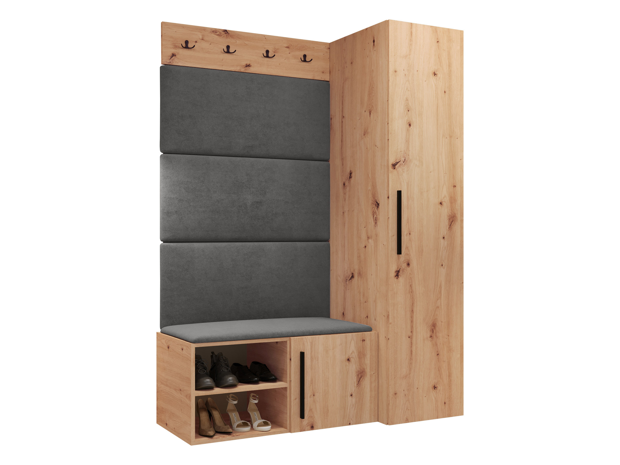 Set za hodnik Nitos II (Hrast Artisan)