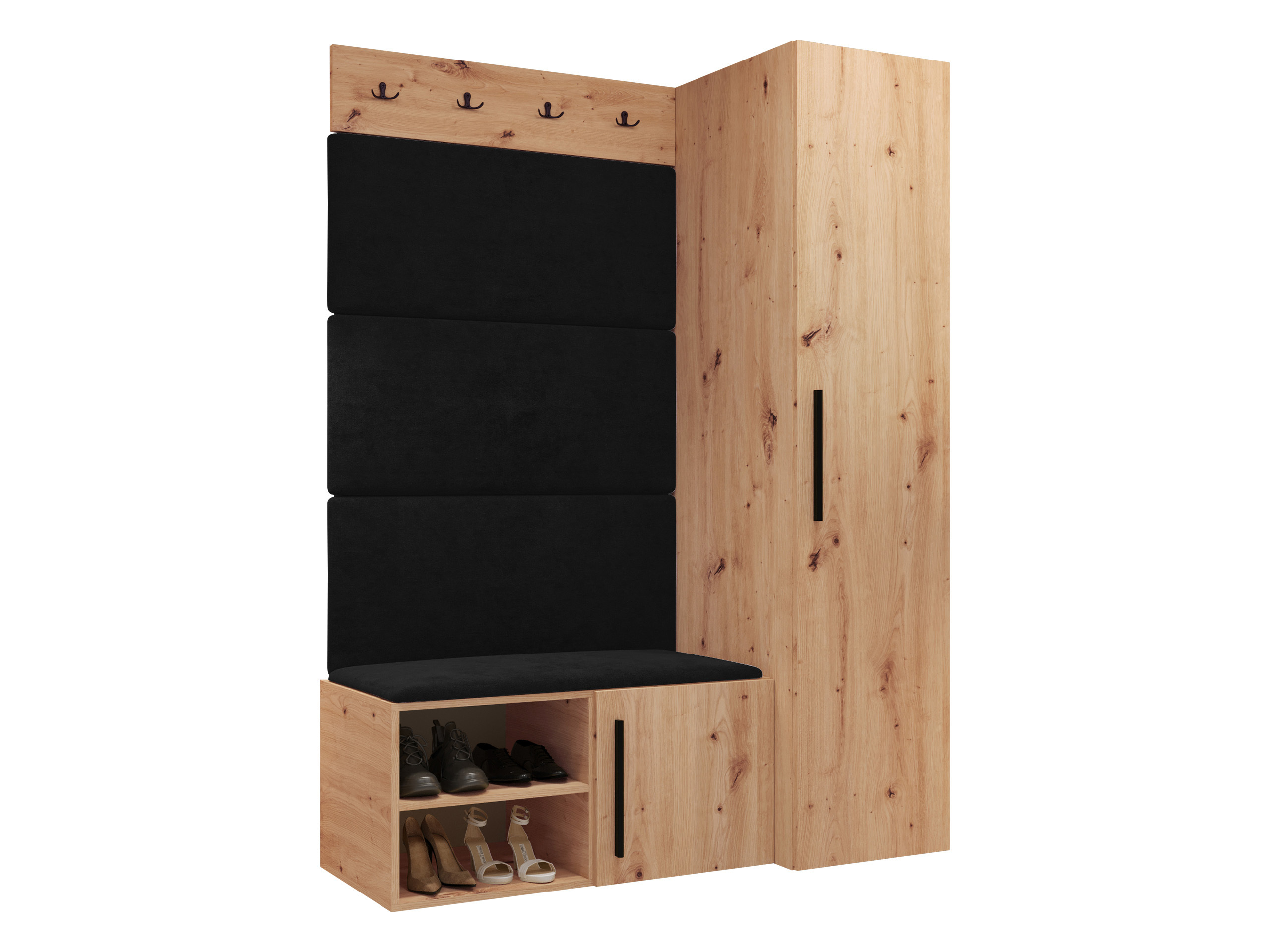 Set za hodnik Nitos II (Hrast Artisan)