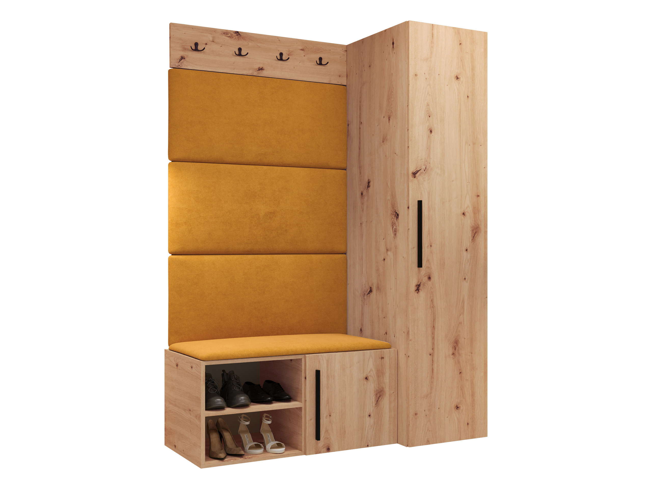 Set za hodnik Nitos II (Hrast Artisan)