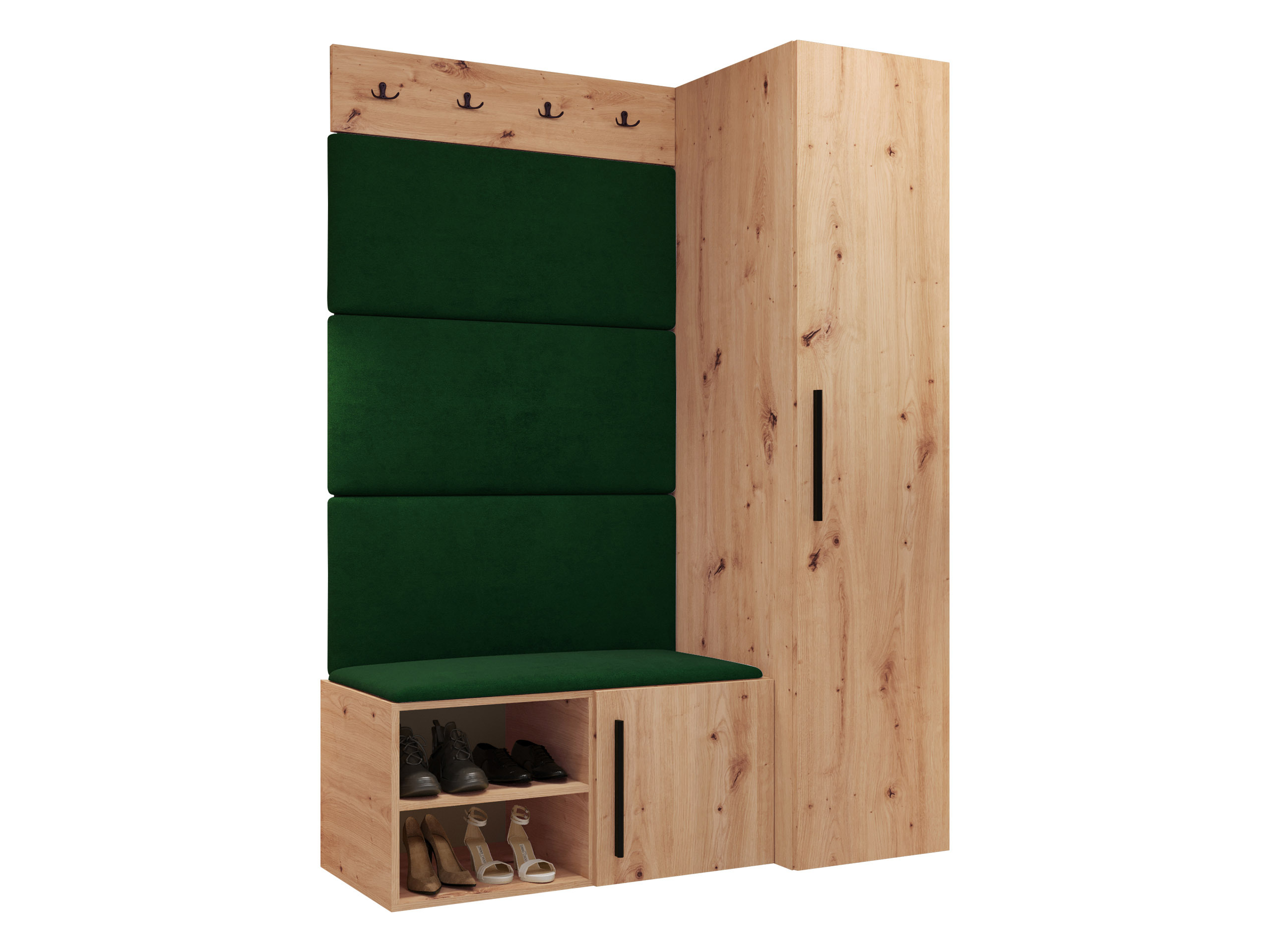 Set za hodnik Nitos II (Hrast Artisan)