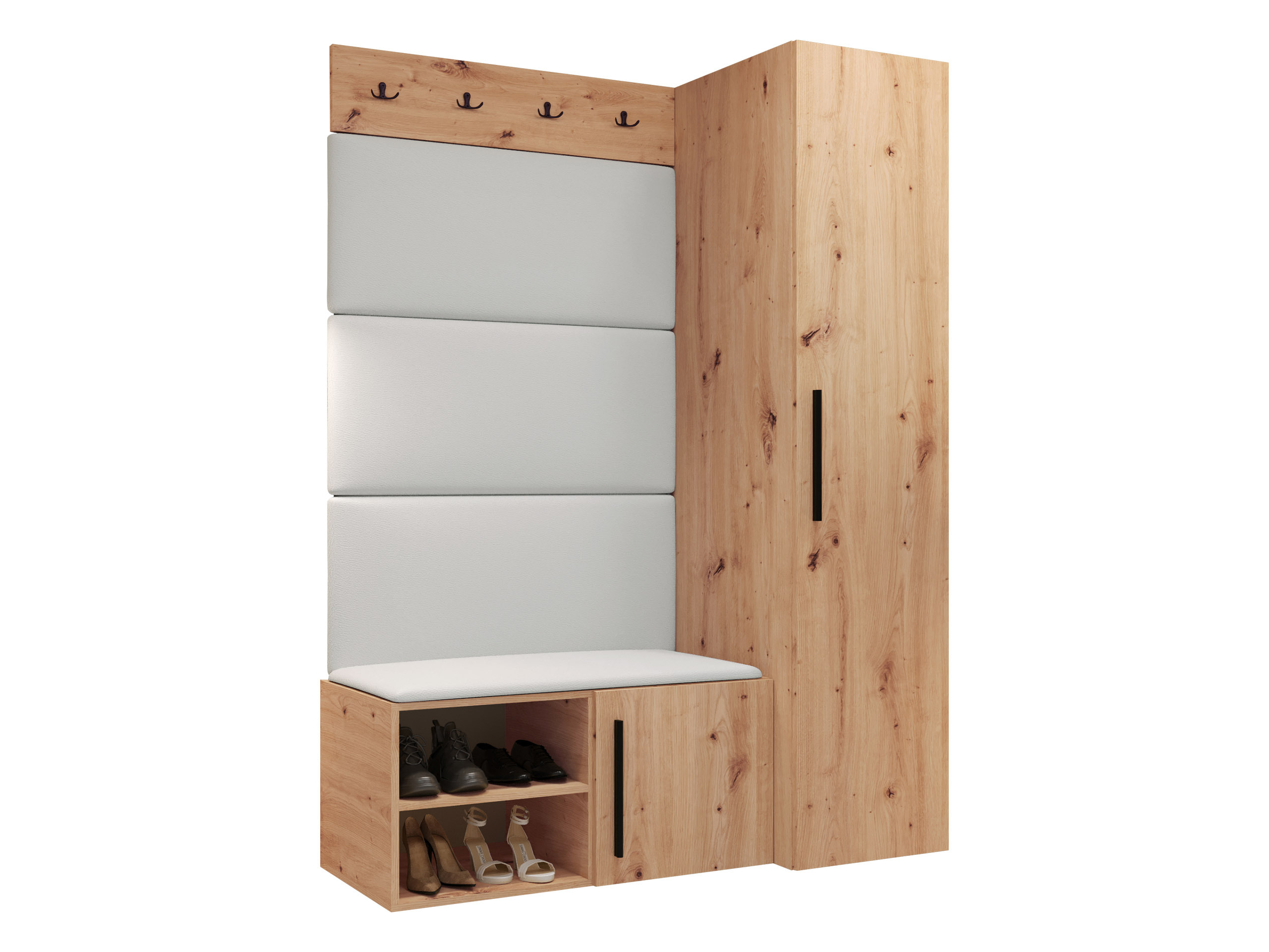 Set za hodnik Nitos II (Hrast Artisan)