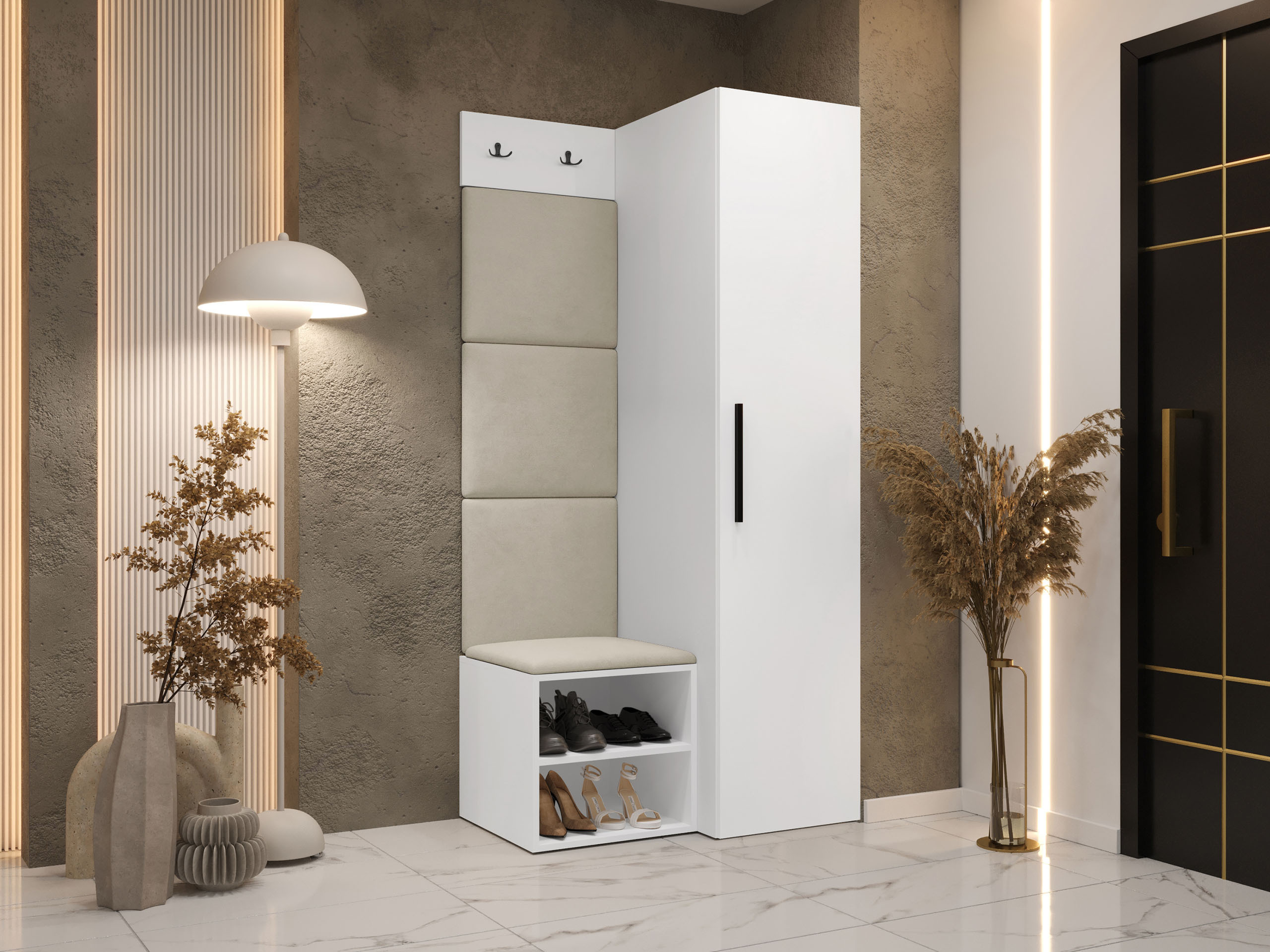 Set za hodnik Nitos III (Bijela)