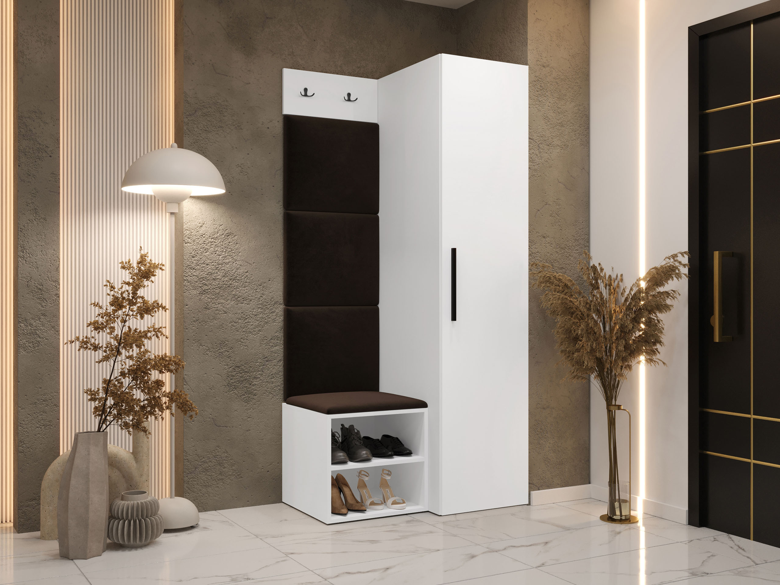 Set za hodnik Nitos III (Bijela)