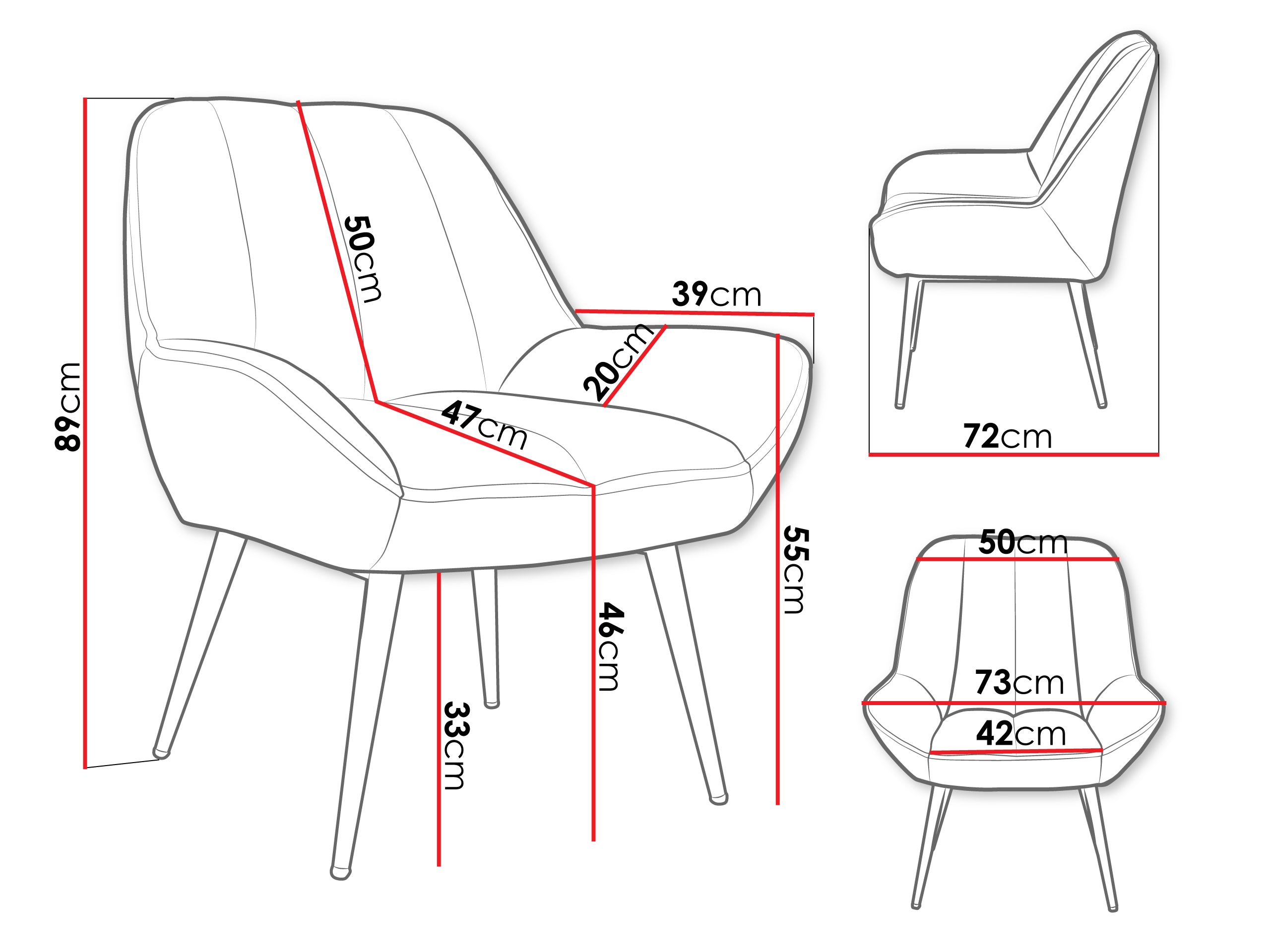 Fotelja SC9720 s oštećenim pakiranjem