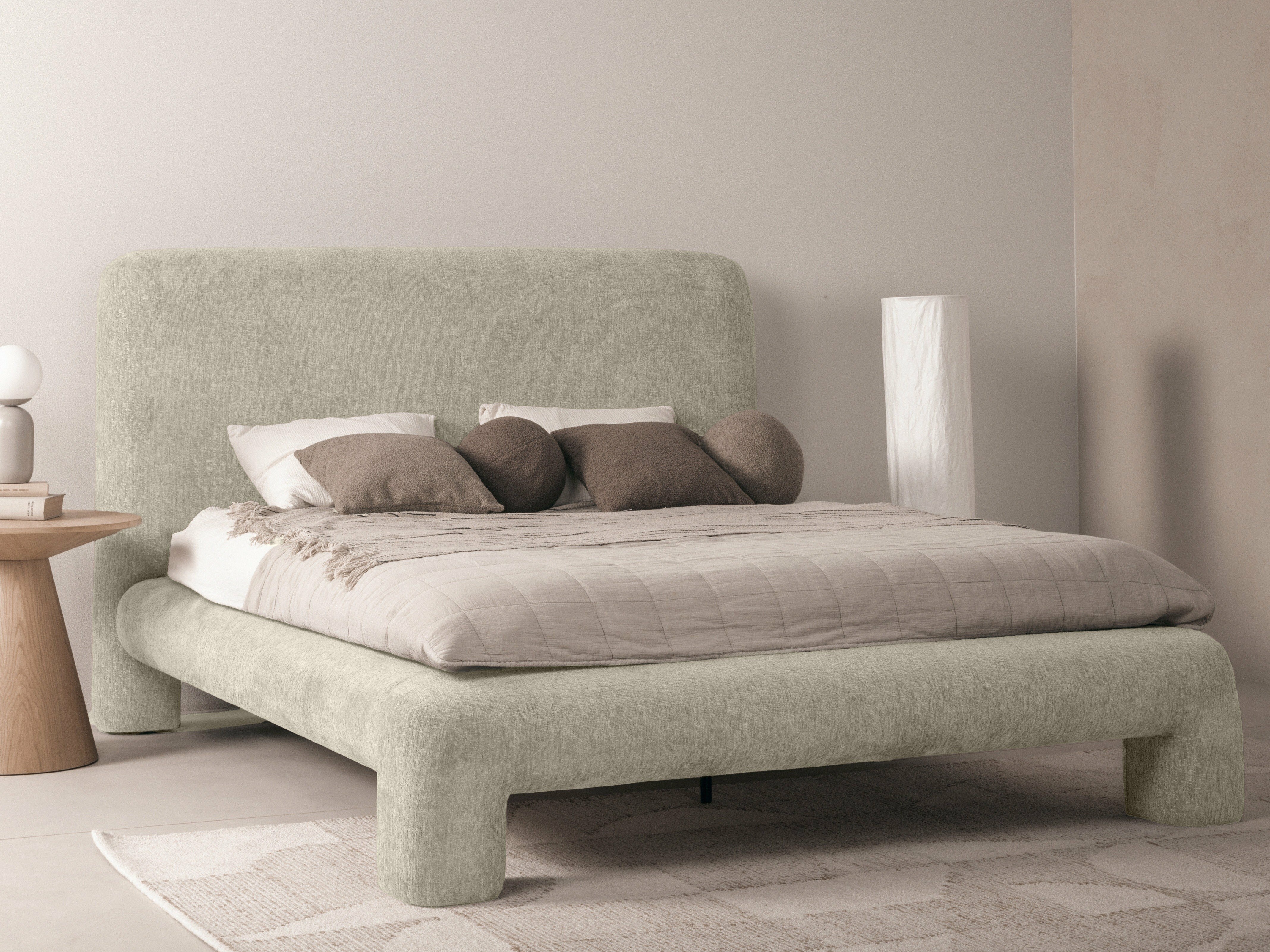 Krevet Burleson 501 (Svijetlo siva)