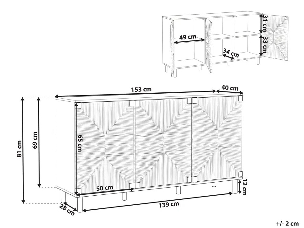 Ormarić Ruvmoro 100