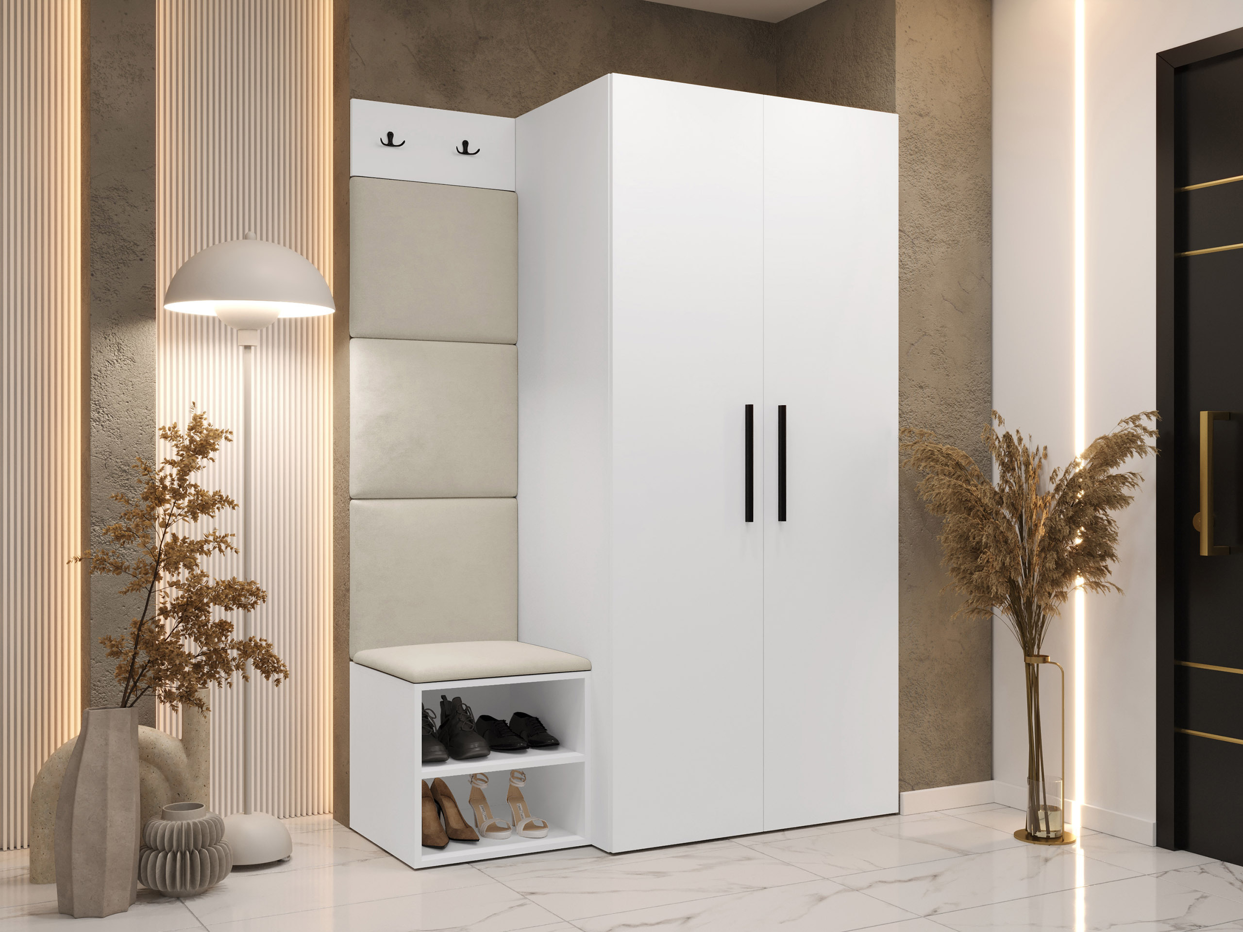 Set za hodnik Hartford 523 (Bijela)