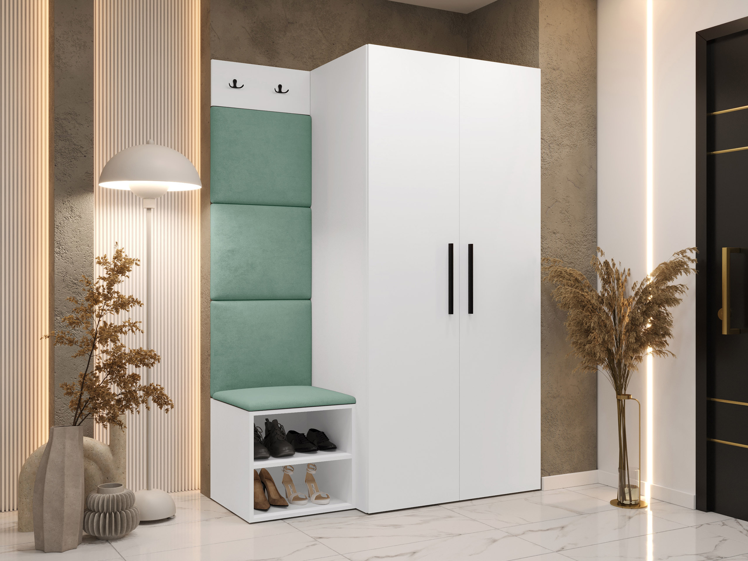 Set za hodnik Hartford 523 (Bijela)