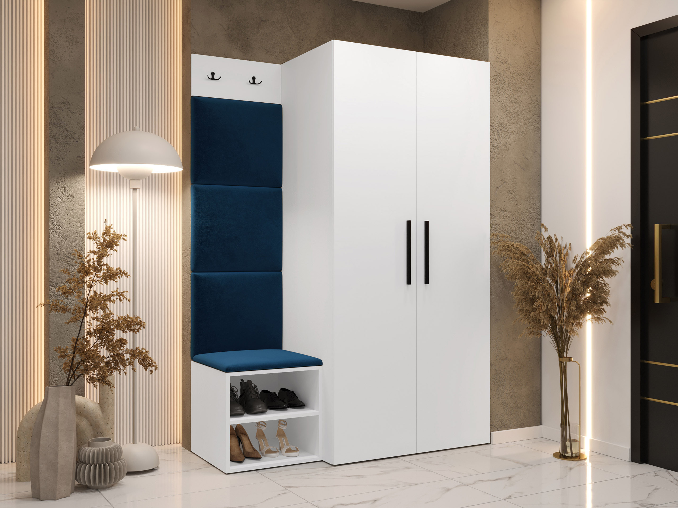 Set za hodnik Nitos IV (Bijela)